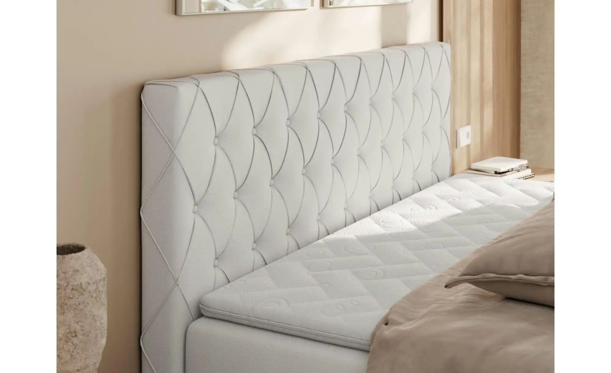 Thumbnail - Boxbett mit Bettkasten Miren Duo ¦ weiß ¦ Maße (cm): B: 181 H: 110 Betten > Komfortbetten - Höffner