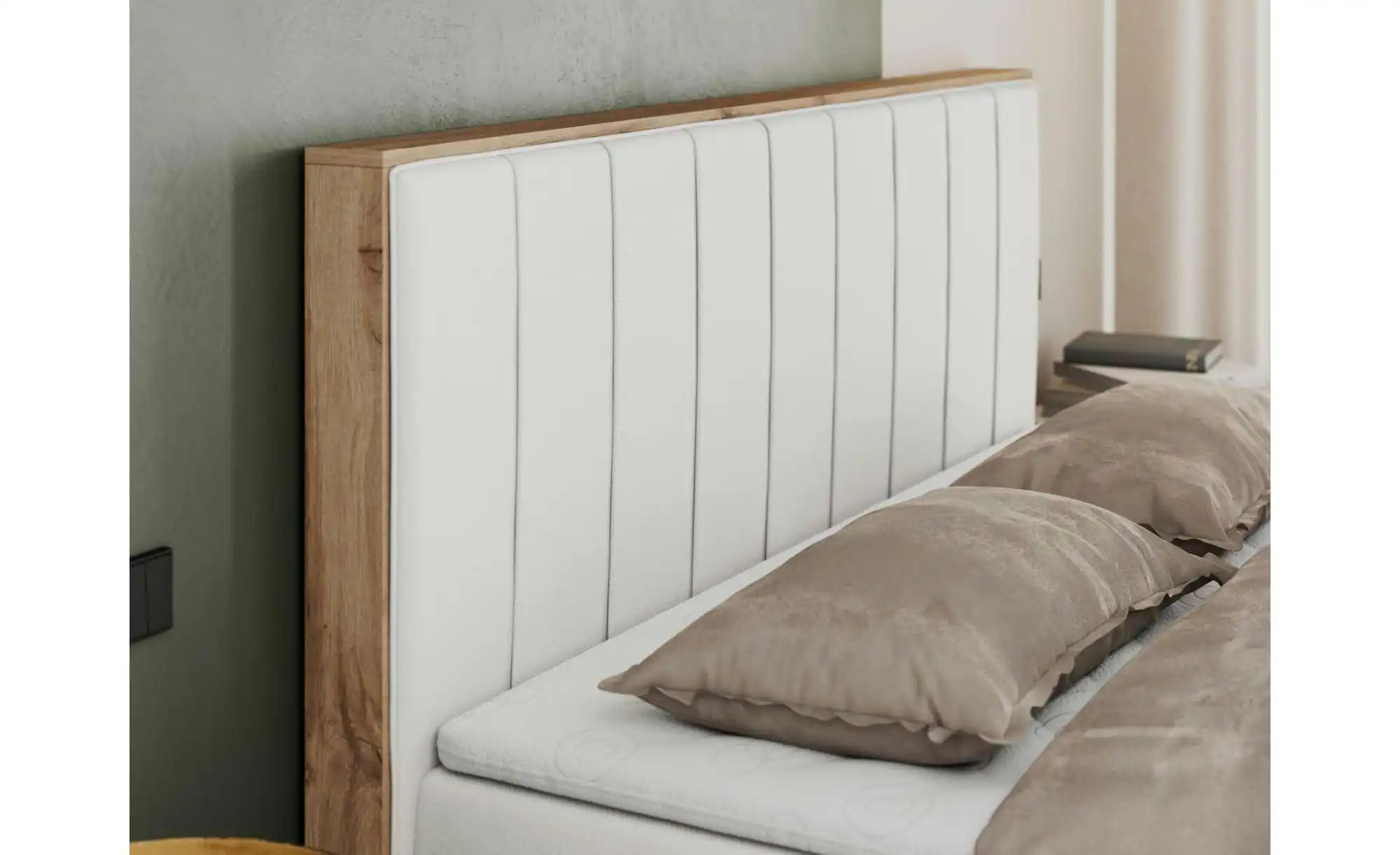 Thumbnail - Boxbett mit Bettkasten Bellissimo ¦ weiß ¦ Maße (cm): B: 168 H: 115 Betten > Komfortbetten - Höffner