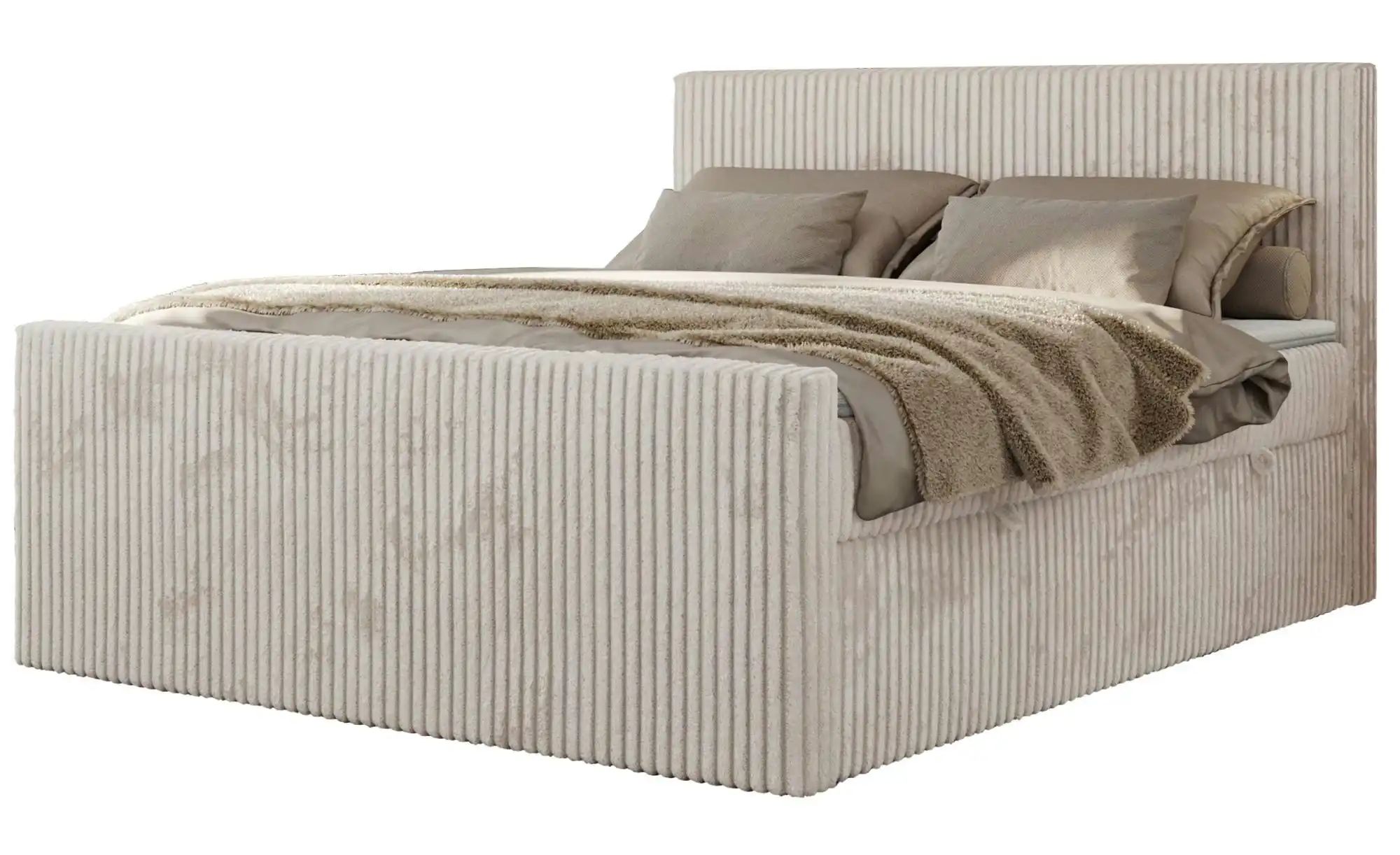Boxbett mit Bettkasten Tiliano Duo ¦ beige ¦ Maße (cm): B: 144 H: 119 Bette günstig online kaufen