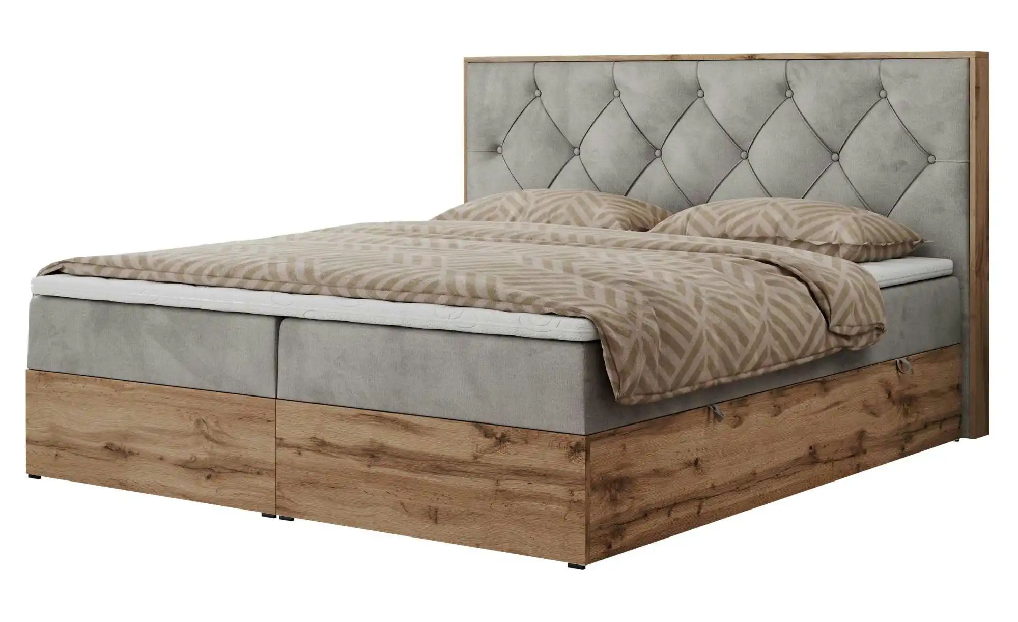 Boxbett mit Bettkasten Veneto ¦ grau ¦ Maße (cm): B: 168 H: 115 Betten > Ko günstig online kaufen