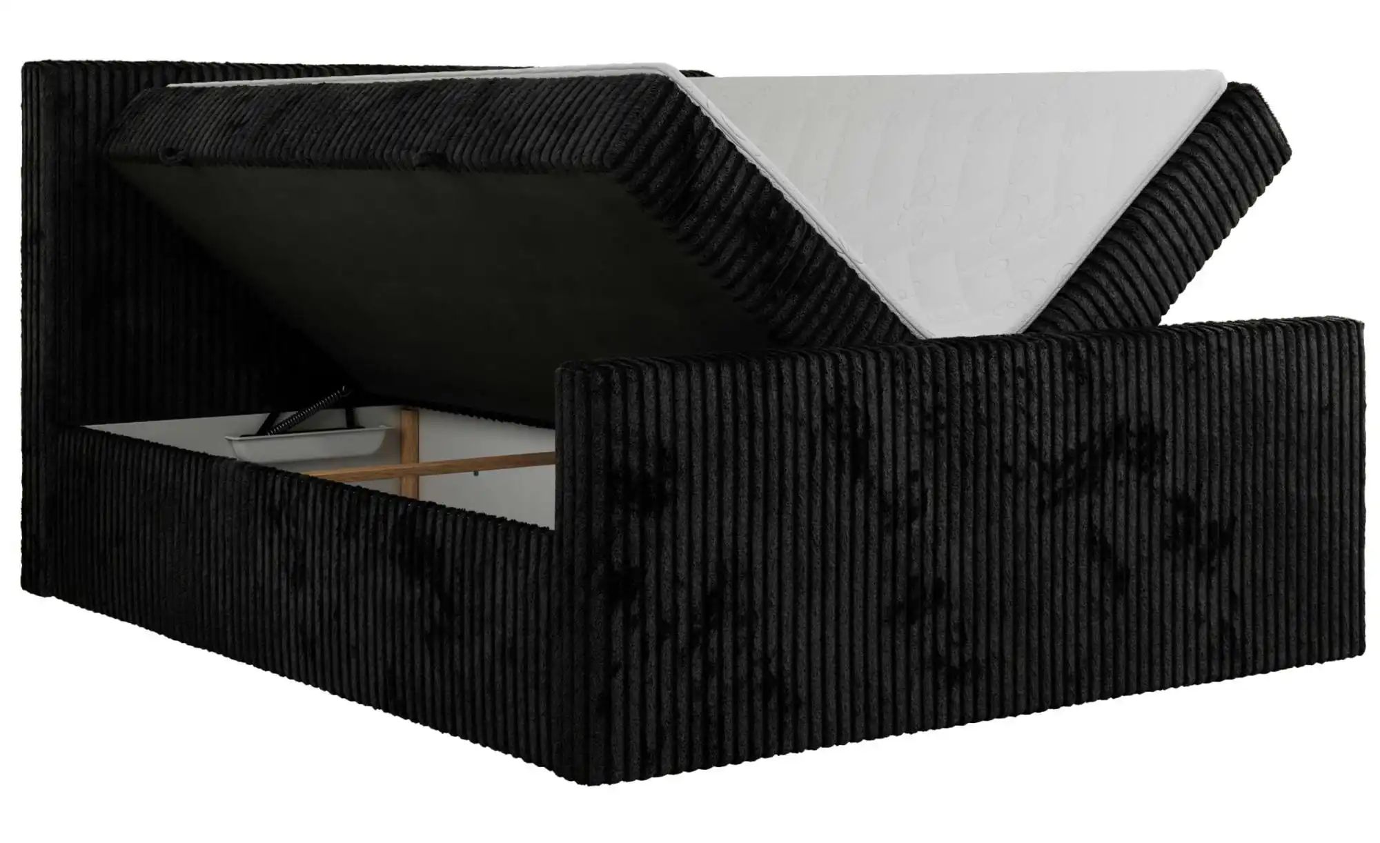 Boxbett mit Bettkasten Tiliano Duo ¦ schwarz ¦ Maße (cm): B: 144 H: 119 Bet günstig online kaufen