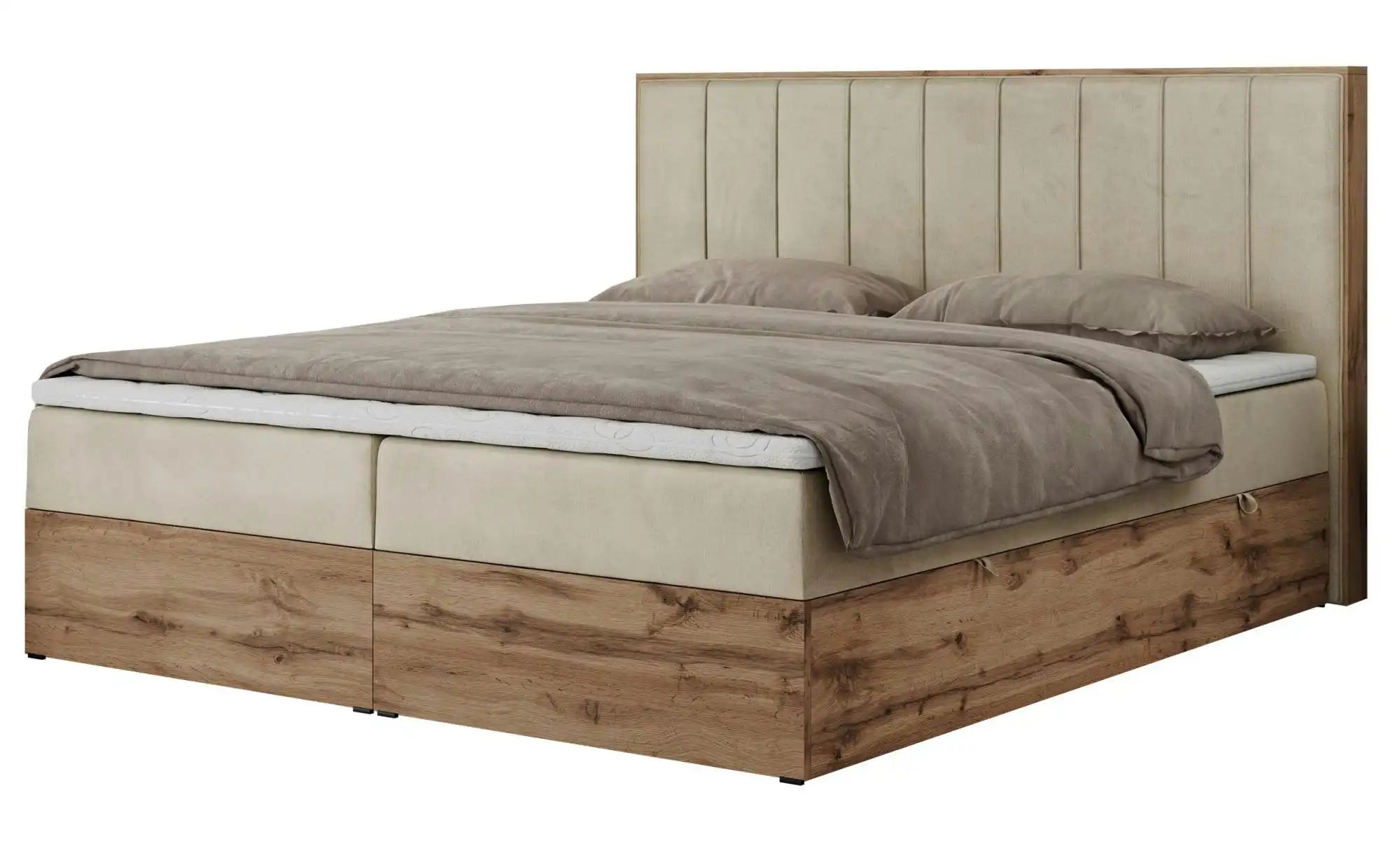 Boxbett mit Bettkasten Bellissimo ¦ beige ¦ Maße (cm): B: 168 H: 115 Betten günstig online kaufen