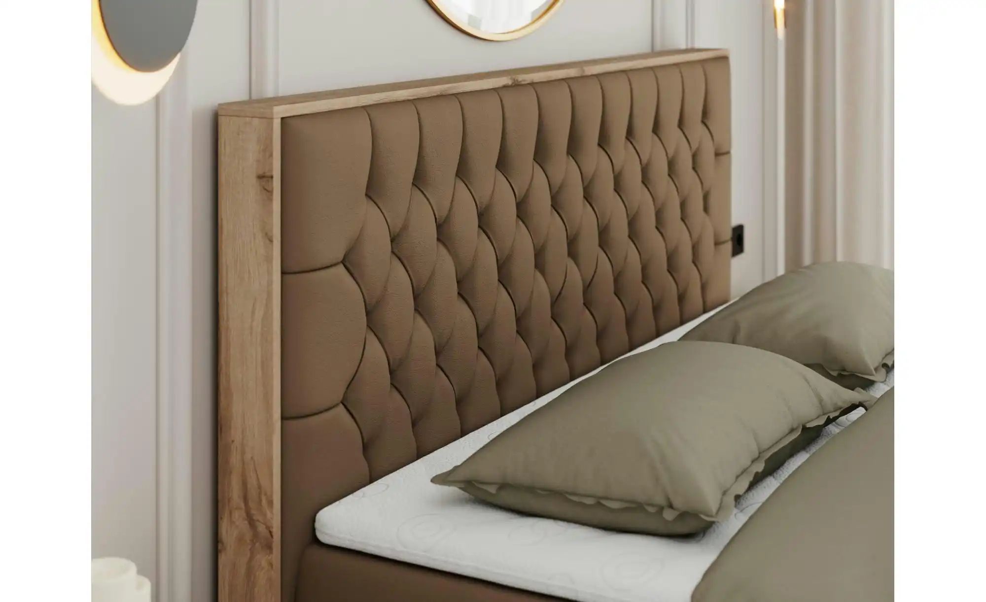 Thumbnail - Boxbett mit Bettkasten Amore ¦ braun ¦ Maße (cm): B: 168 H: 115 Betten > Komfortbetten - Höffner