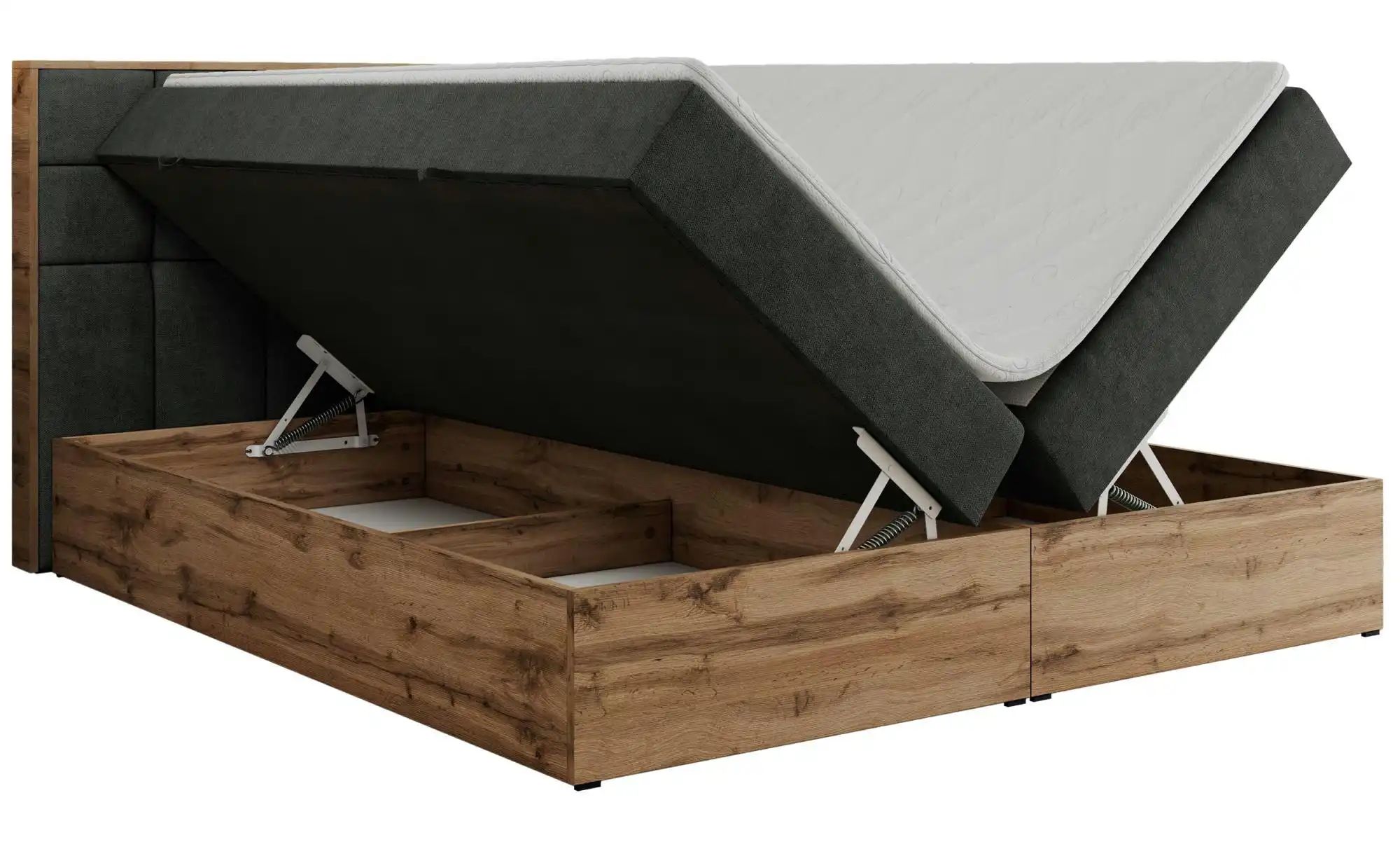 Boxbett mit Bettkasten Albero 1 ¦ grau ¦ Maße (cm): B: 188 H: 104 Betten > günstig online kaufen