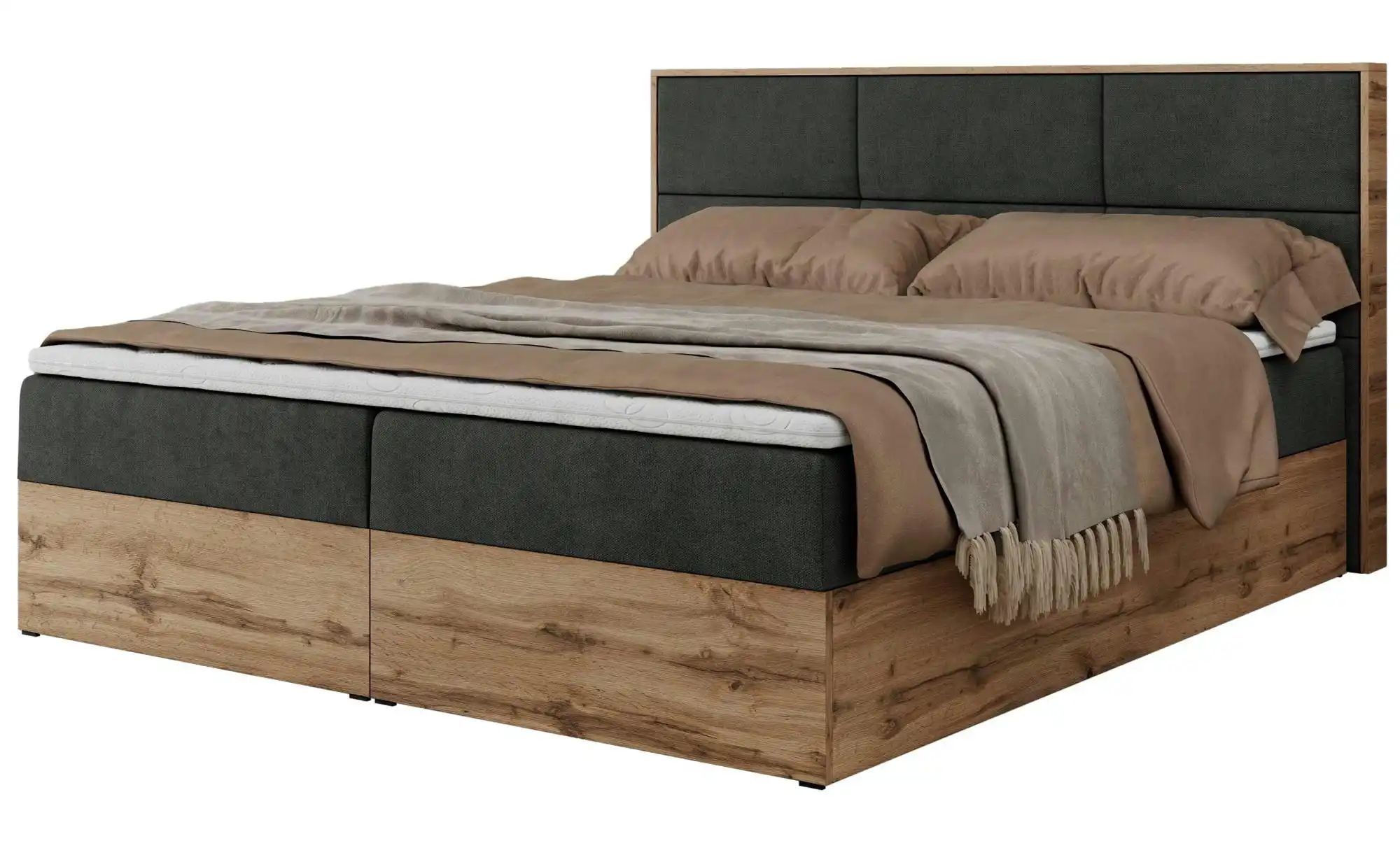 Boxbett mit Bettkasten Albero 2 ¦ grau ¦ Maße (cm): B: 148 H: 104 Betten > günstig online kaufen