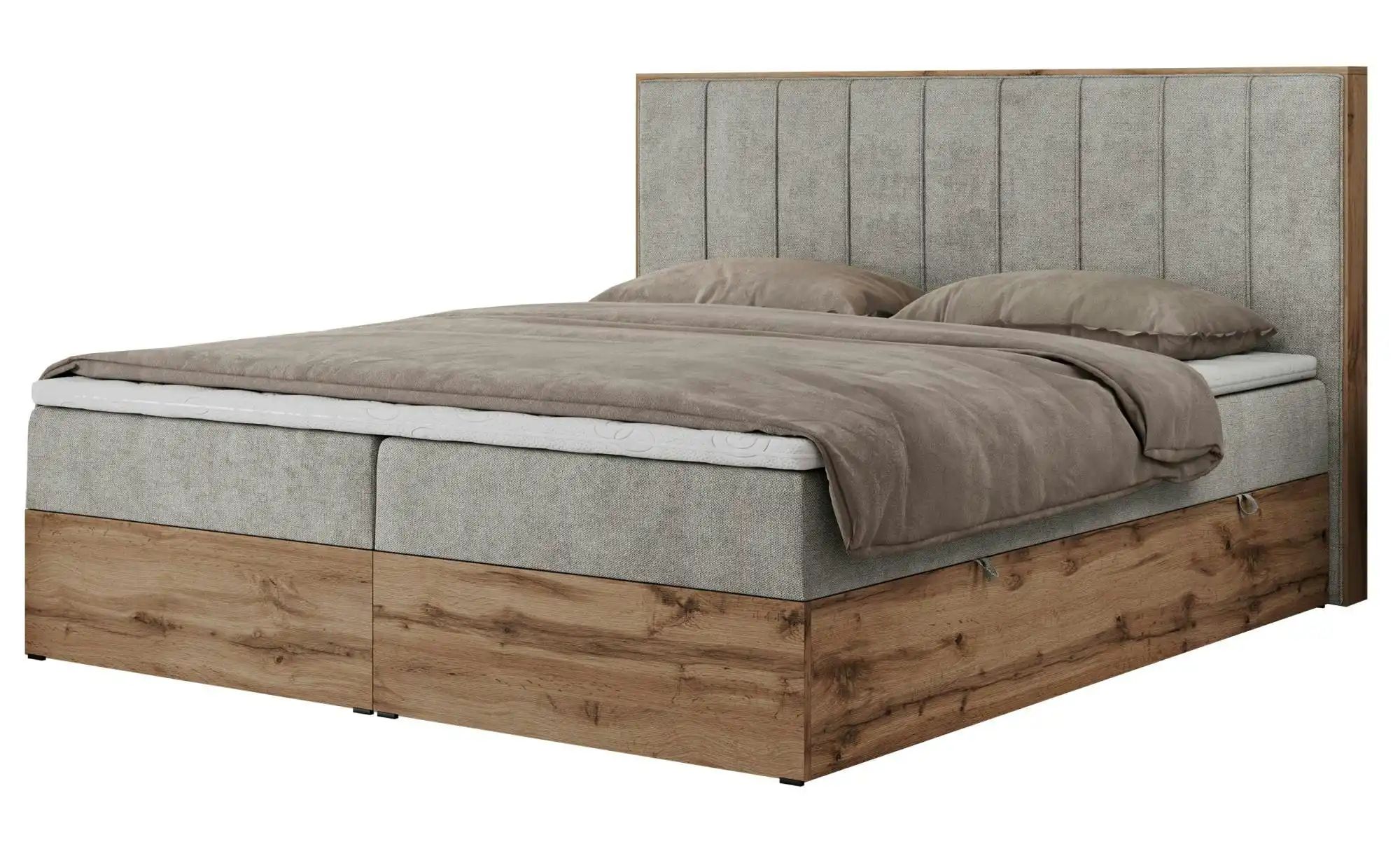 Boxbett mit Bettkasten Bellissimo ¦ grau ¦ Maße (cm): B: 168 H: 115 Betten günstig online kaufen