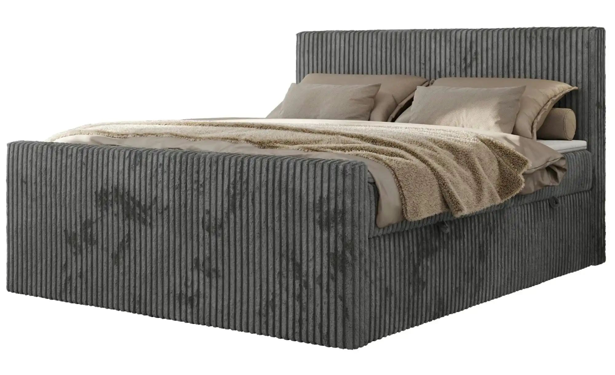 Boxbett mit Bettkasten Tiliano Duo ¦ grau ¦ Maße (cm): B: 184 H: 119 Betten günstig online kaufen