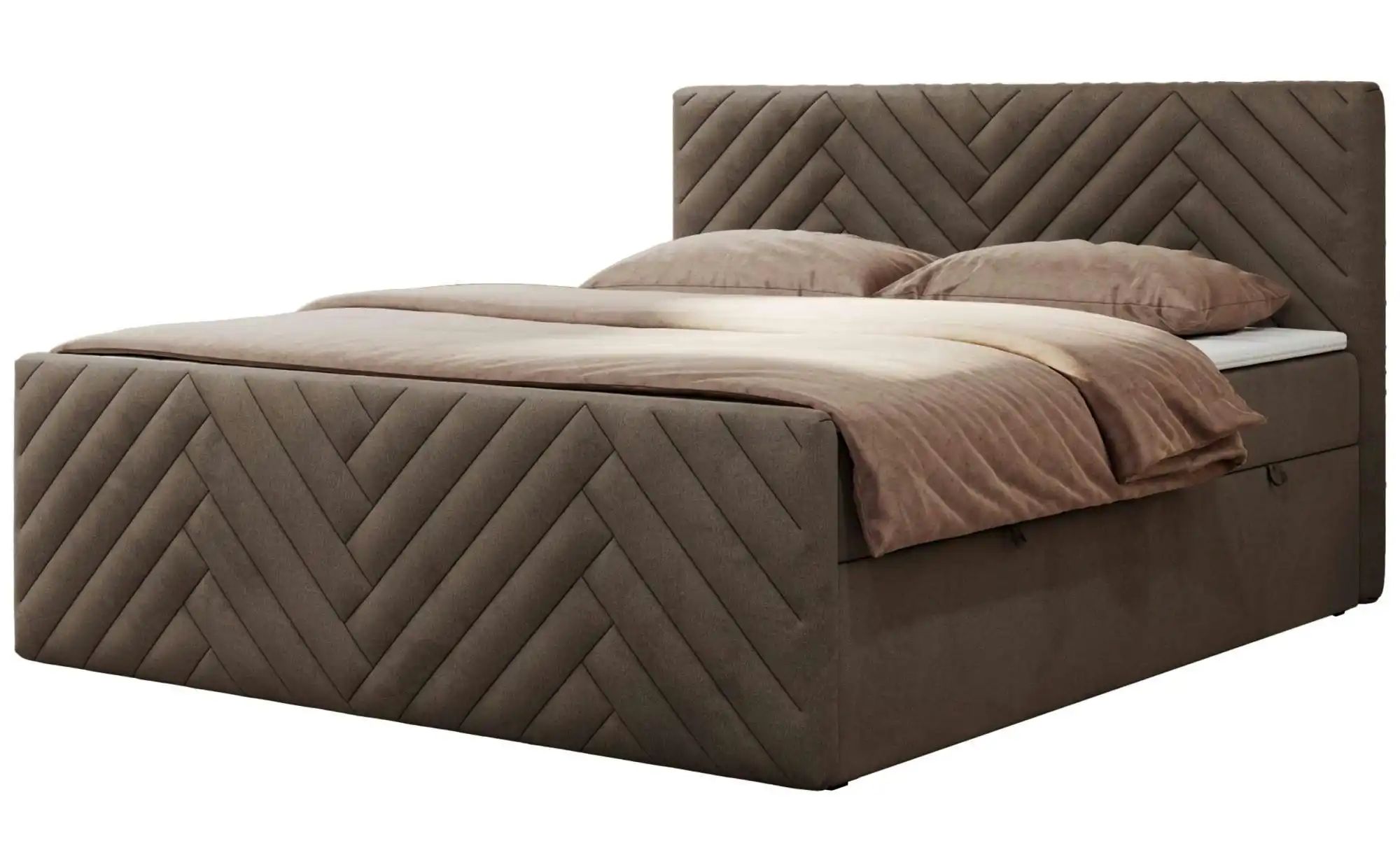 Boxbett mit Bettkasten Paris Duo ¦ braun ¦ Maße (cm): B: 121 H: 110 Betten günstig online kaufen