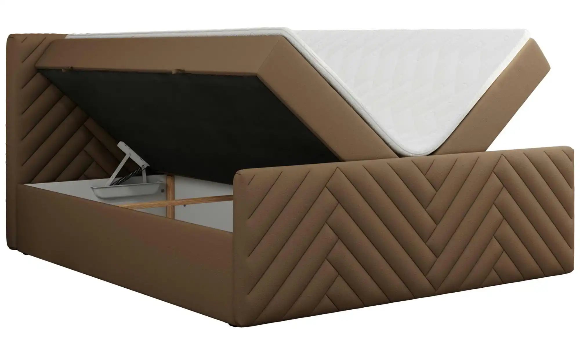Boxbett mit Bettkasten Paris Duo ¦ braun ¦ Maße (cm): B: 121 H: 110 Betten günstig online kaufen