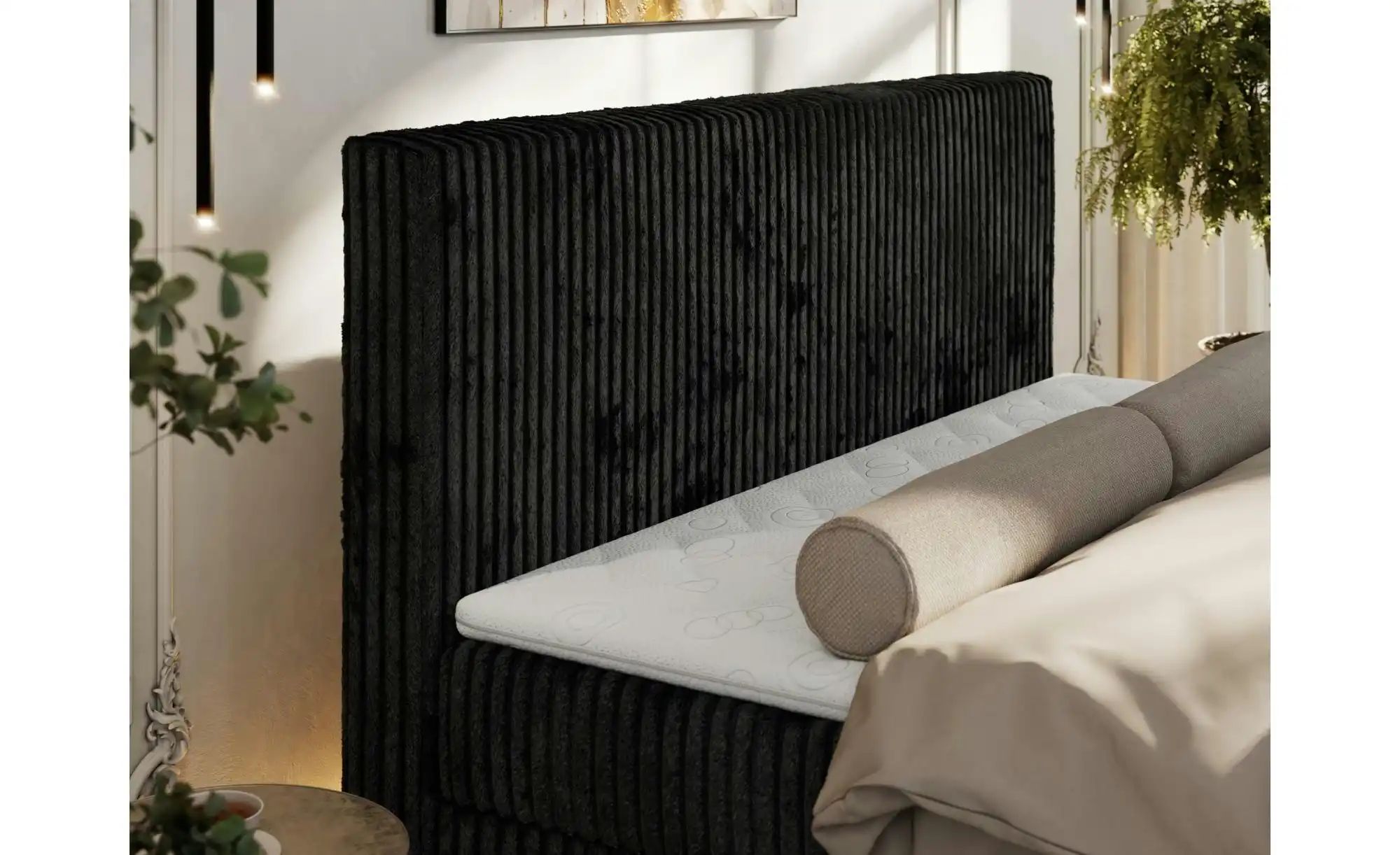 Thumbnail - Boxbett mit Bettkasten Tiliano Duo ¦ schwarz ¦ Maße (cm): B: 204 H: 119 Betten > Komfortbetten - Höffner