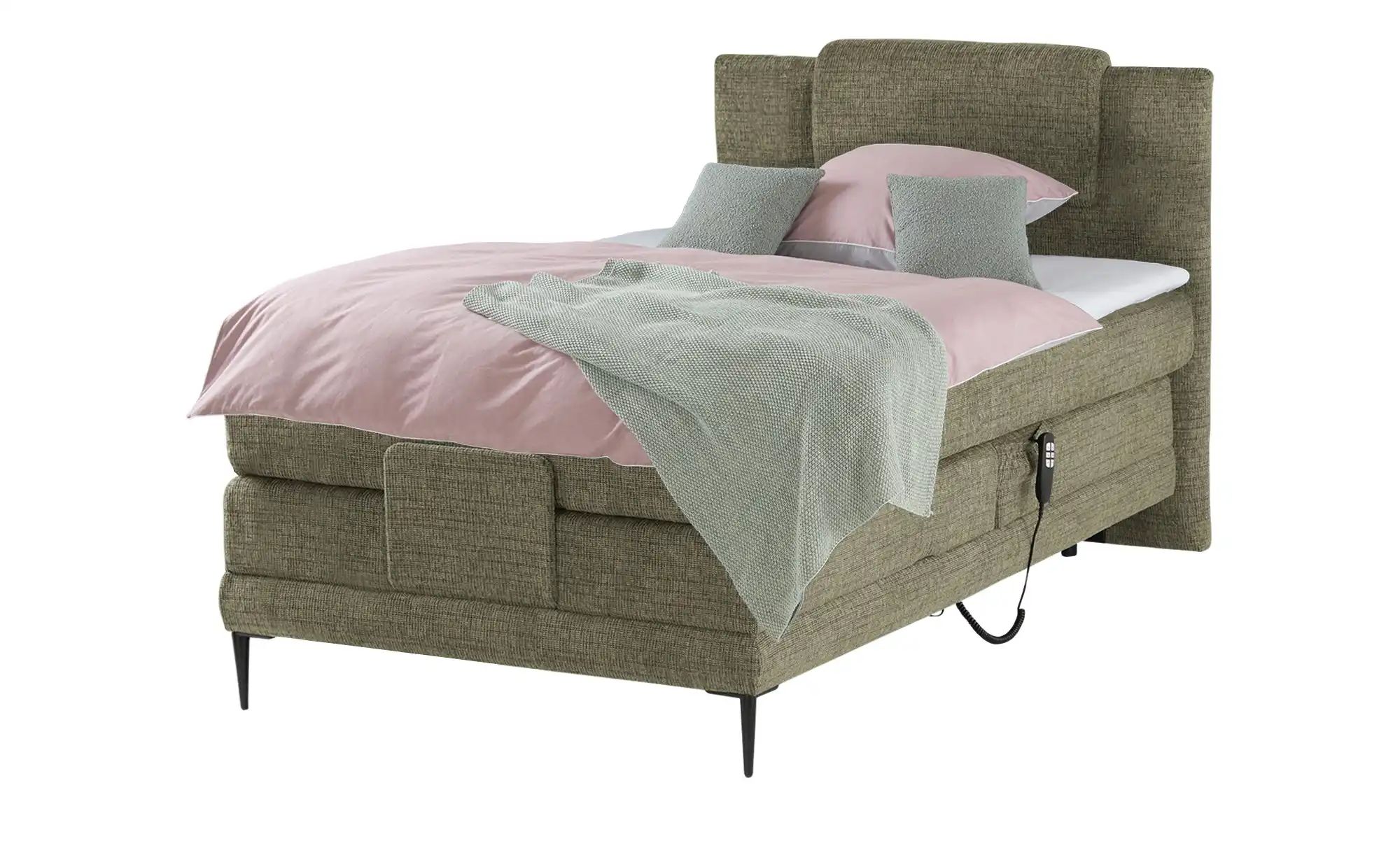 switch Motor-Boxspringbett  Wave ¦ grün ¦ Maße (cm): B: 130 H: 111 Betten > günstig online kaufen