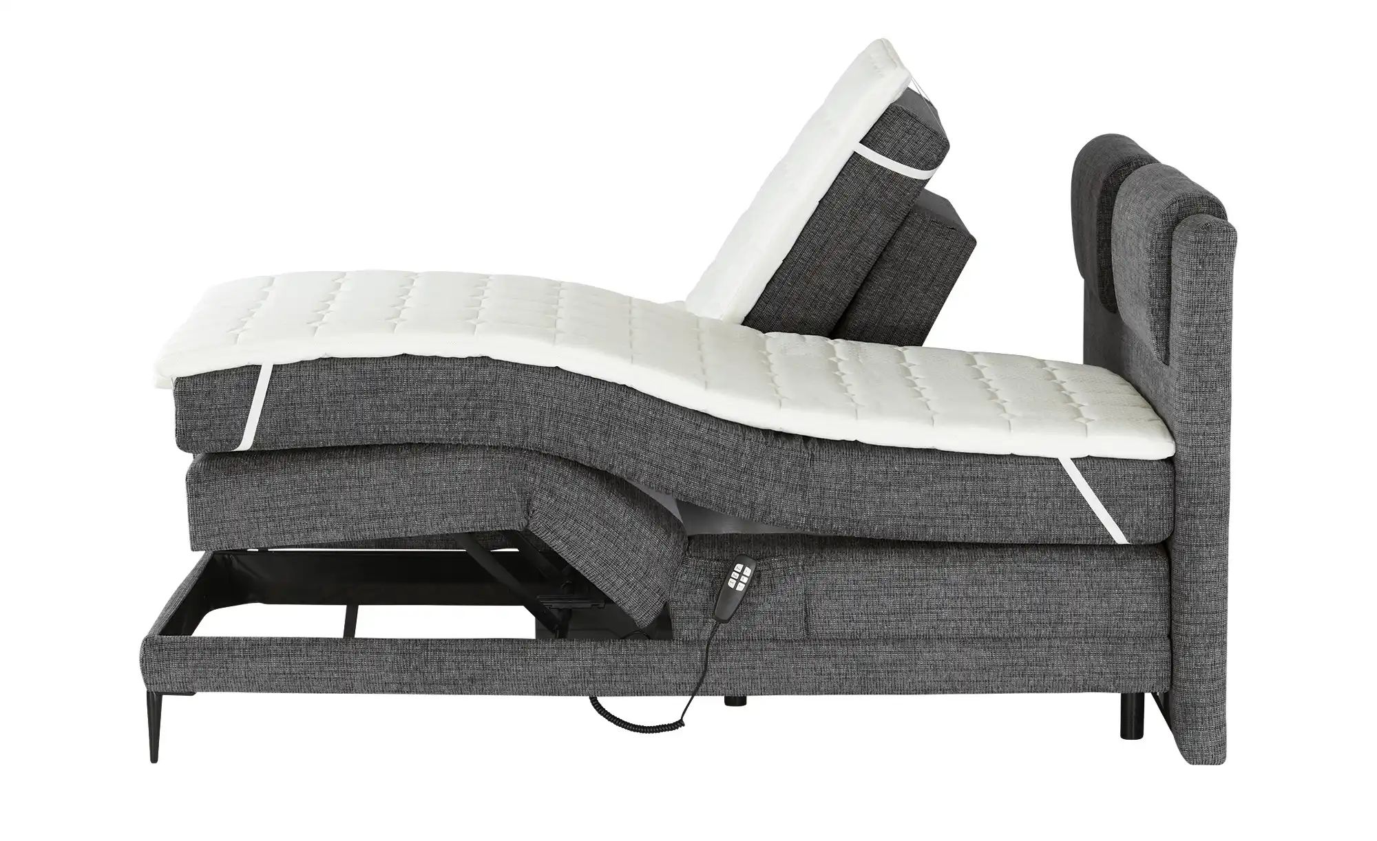 switch Motor-Boxspringbett  Wave ¦ grau ¦ Maße (cm): B: 170 H: 111 Betten > günstig online kaufen