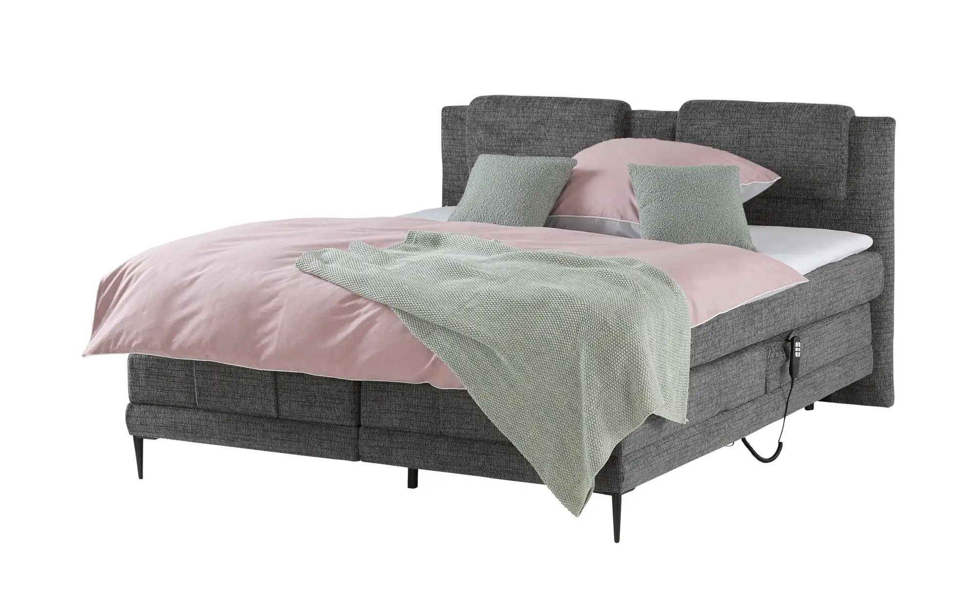 switch Motor-Boxspringbett  Wave ¦ grau ¦ Maße (cm): B: 190 H: 111 Betten > günstig online kaufen