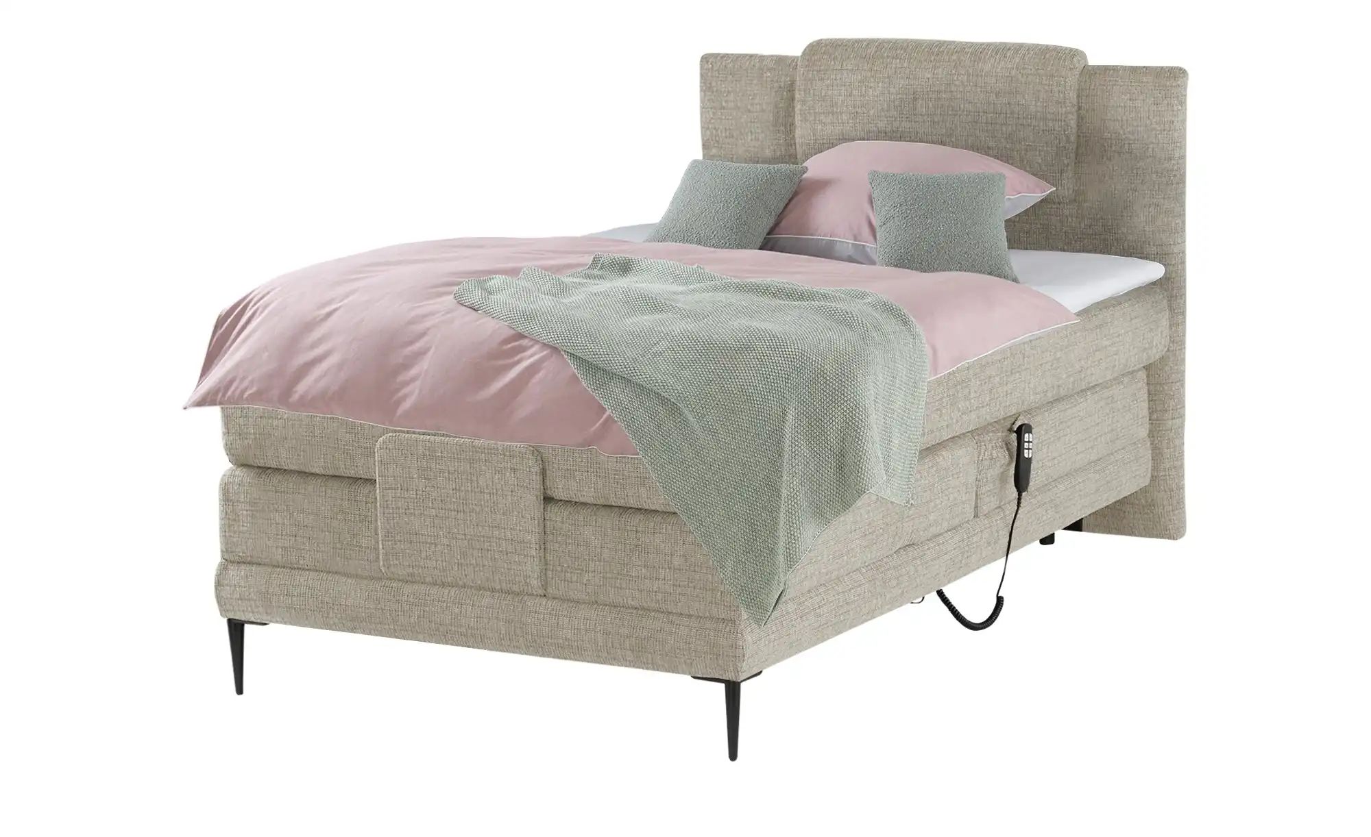 switch Motor-Boxspringbett  Wave ¦ beige ¦ Maße (cm): B: 130 H: 111 Betten günstig online kaufen