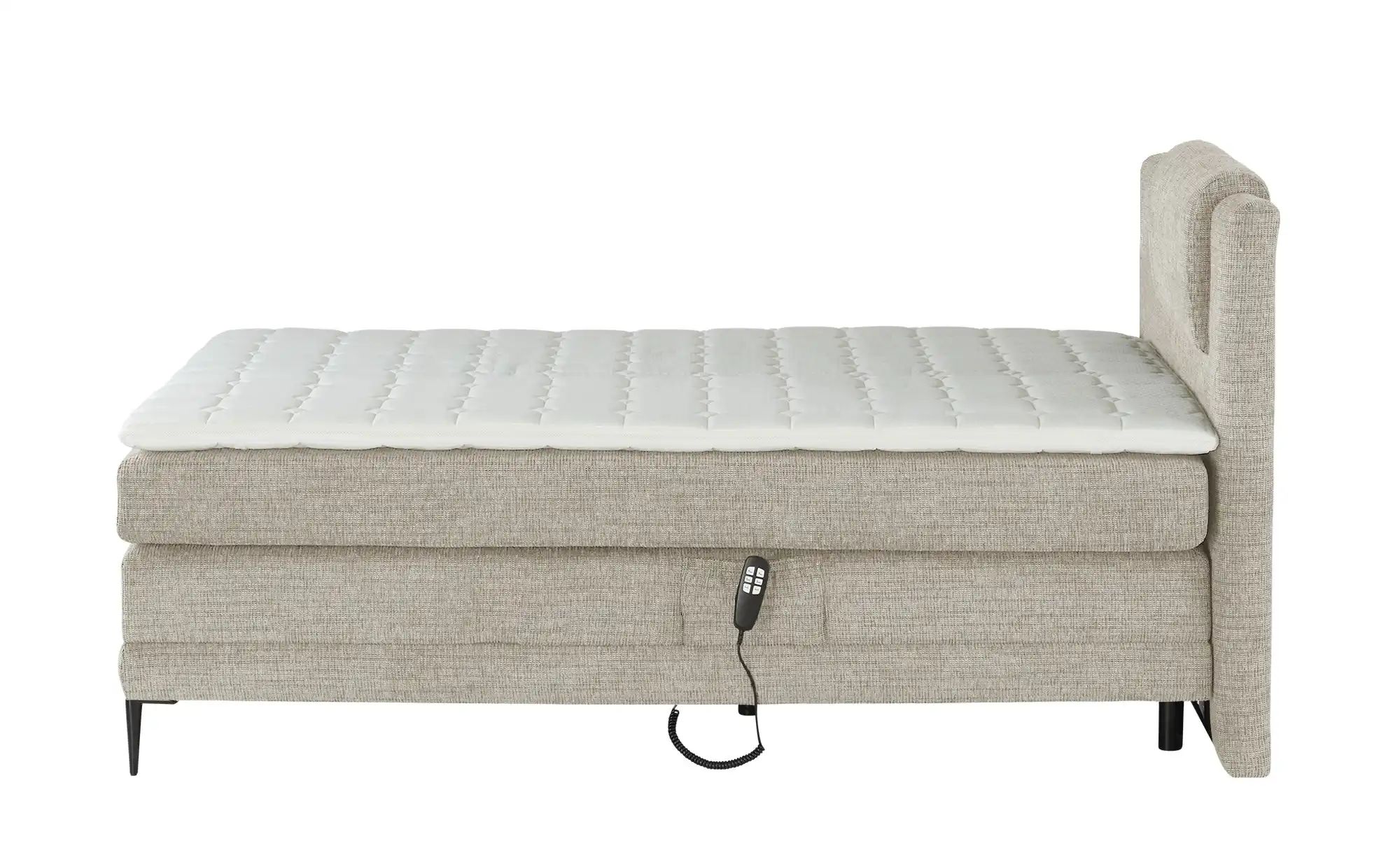 Thumbnail - switch Motor-Boxspringbett  Wave ¦ beige ¦ Maße (cm): B: 130 H: 111 Betten > Boxspringbetten - Höffner