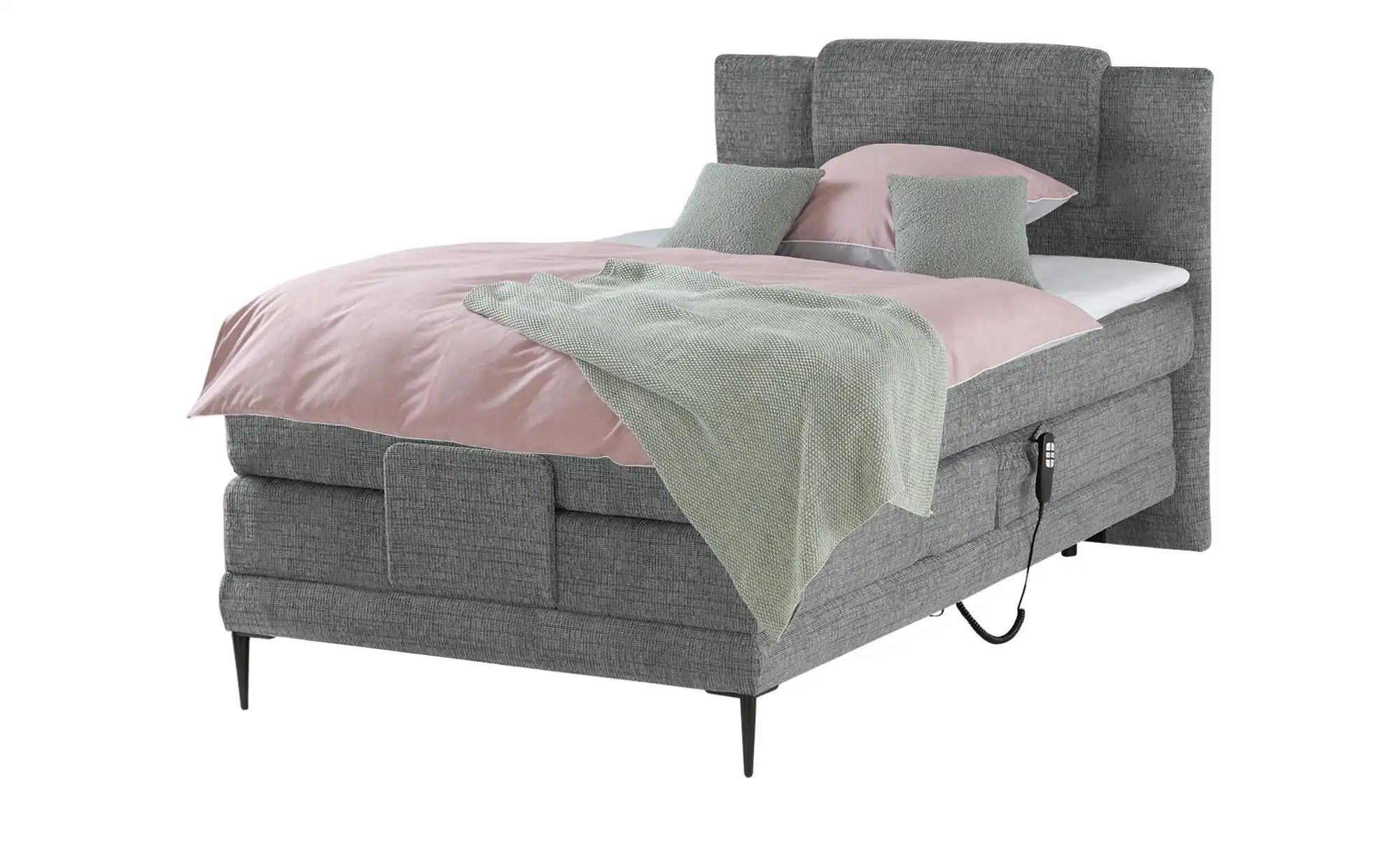 switch Motor-Boxspringbett  Wave ¦ grau ¦ Maße (cm): B: 110 H: 111 Betten > günstig online kaufen