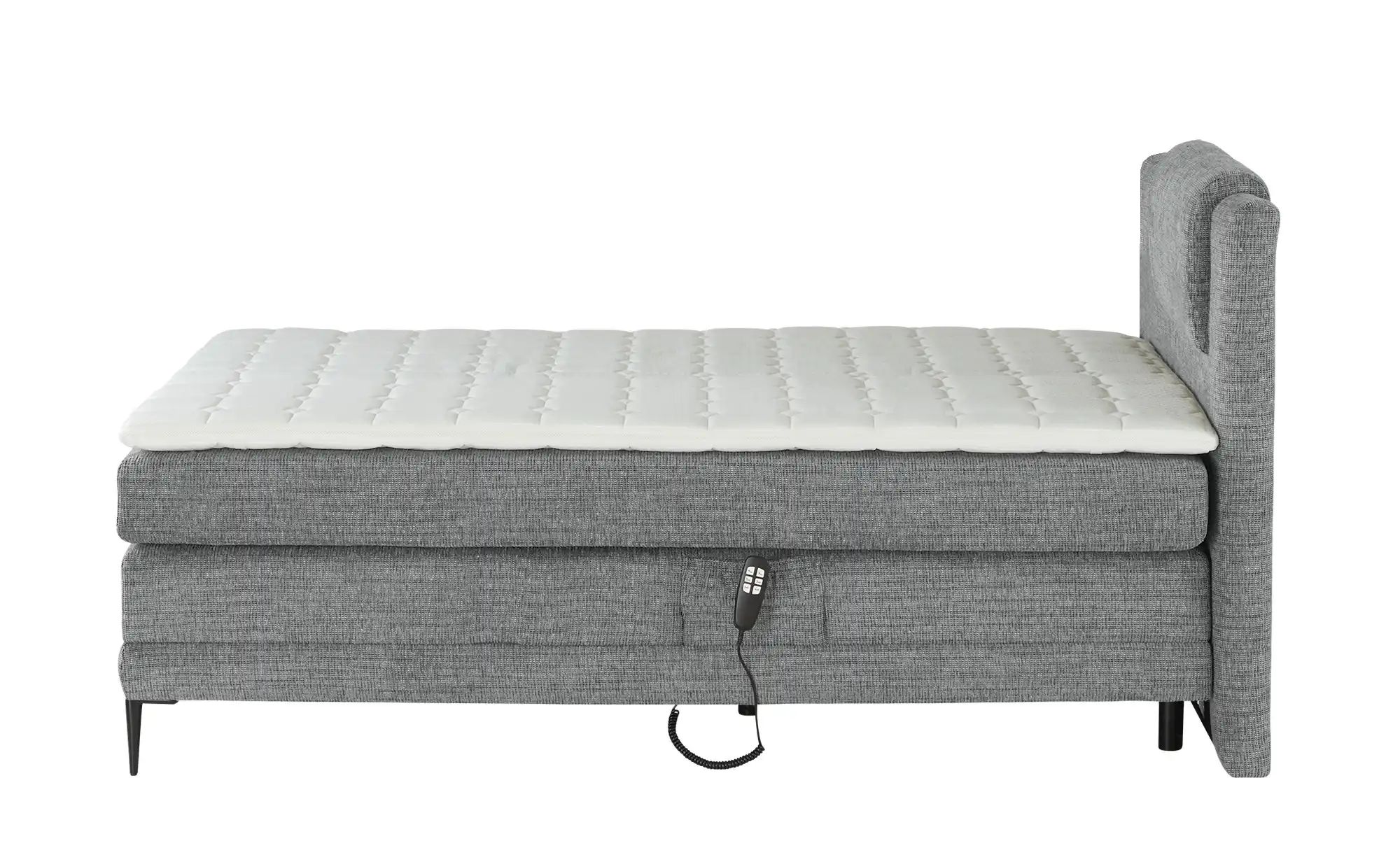 switch Motor-Boxspringbett  Wave ¦ grau ¦ Maße (cm): B: 130 H: 111 Betten > günstig online kaufen