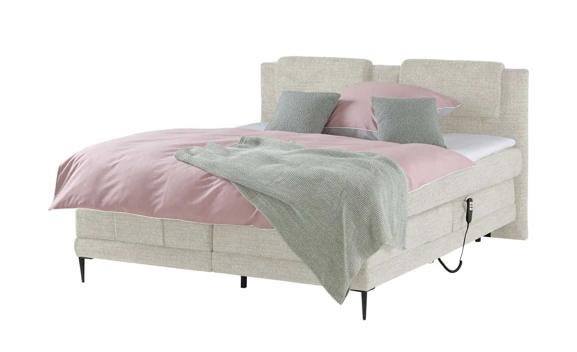 switch Motor-Boxspringbett  Wave ¦ creme ¦ Maße (cm): B: 150 H: 111 Betten günstig online kaufen