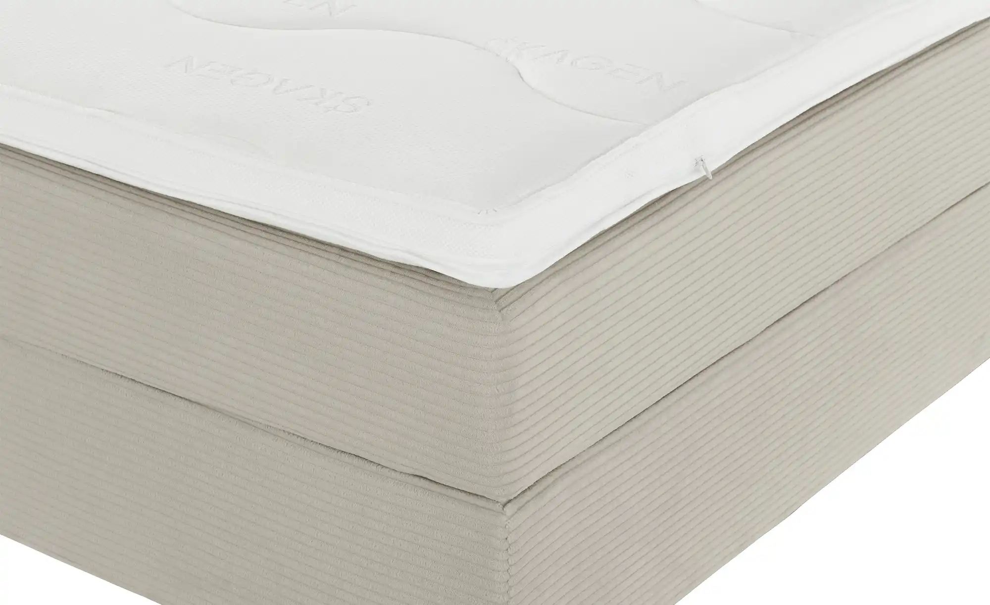 SKAGEN STUDIO Boxspringbett  Vestre ¦ beige ¦ Maße (cm): B: 194 H: 123 Bett günstig online kaufen