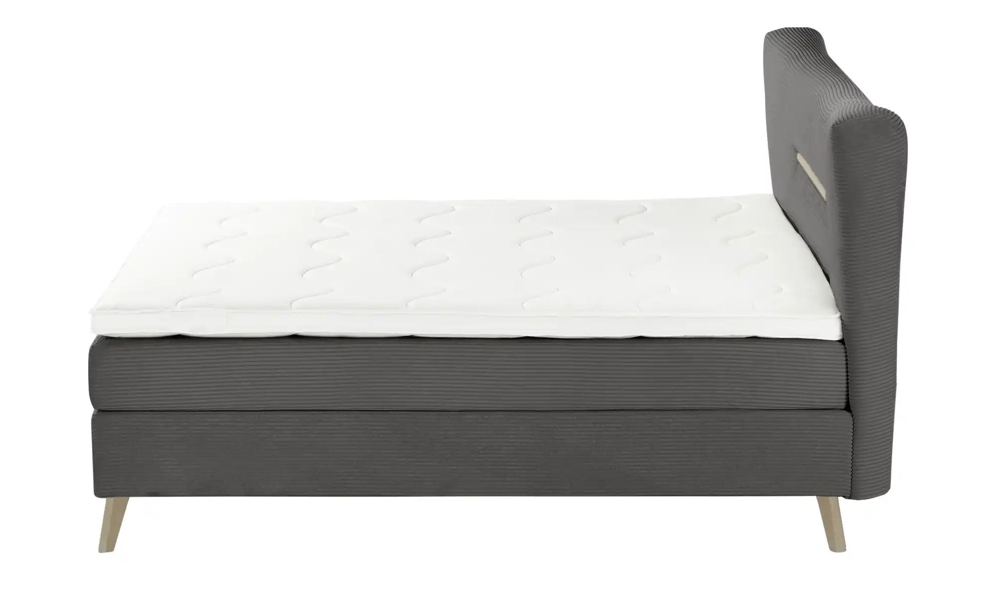 SKAGEN STUDIO Boxspringbett  Vestre ¦ grau ¦ Maße (cm): B: 174 H: 123 Bette günstig online kaufen