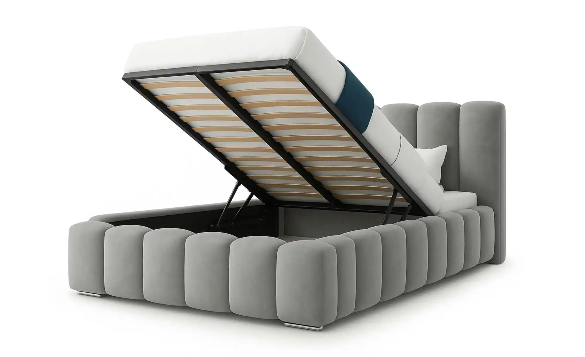 Polsterbett  Baron ¦ beige ¦ Maße (cm): B: 180 H: 112 Betten > Polsterbette günstig online kaufen