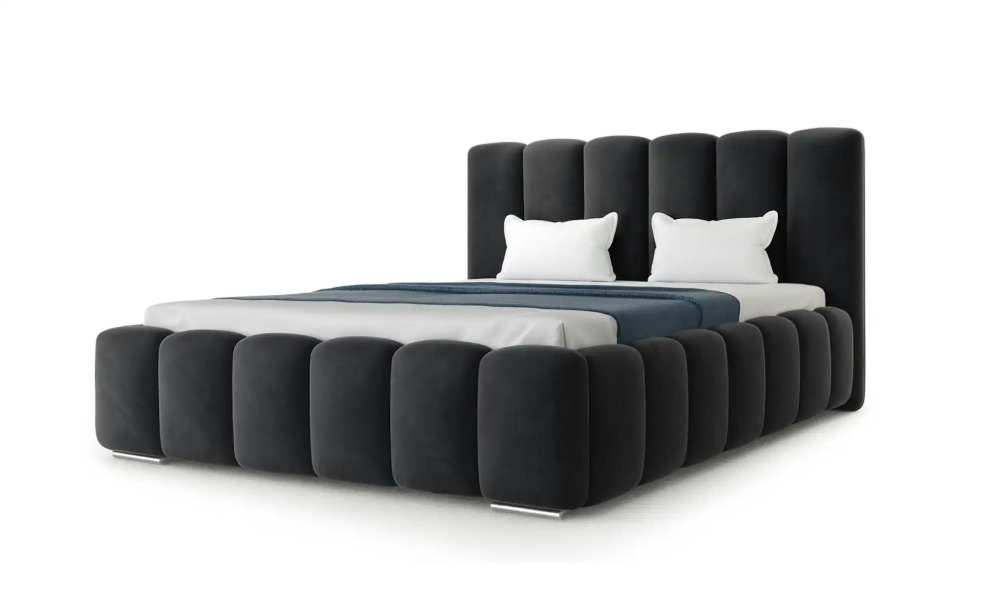 Polsterbett  Baron ¦ schwarz ¦ Maße (cm): B: 220 H: 112 Betten > Polsterbet günstig online kaufen
