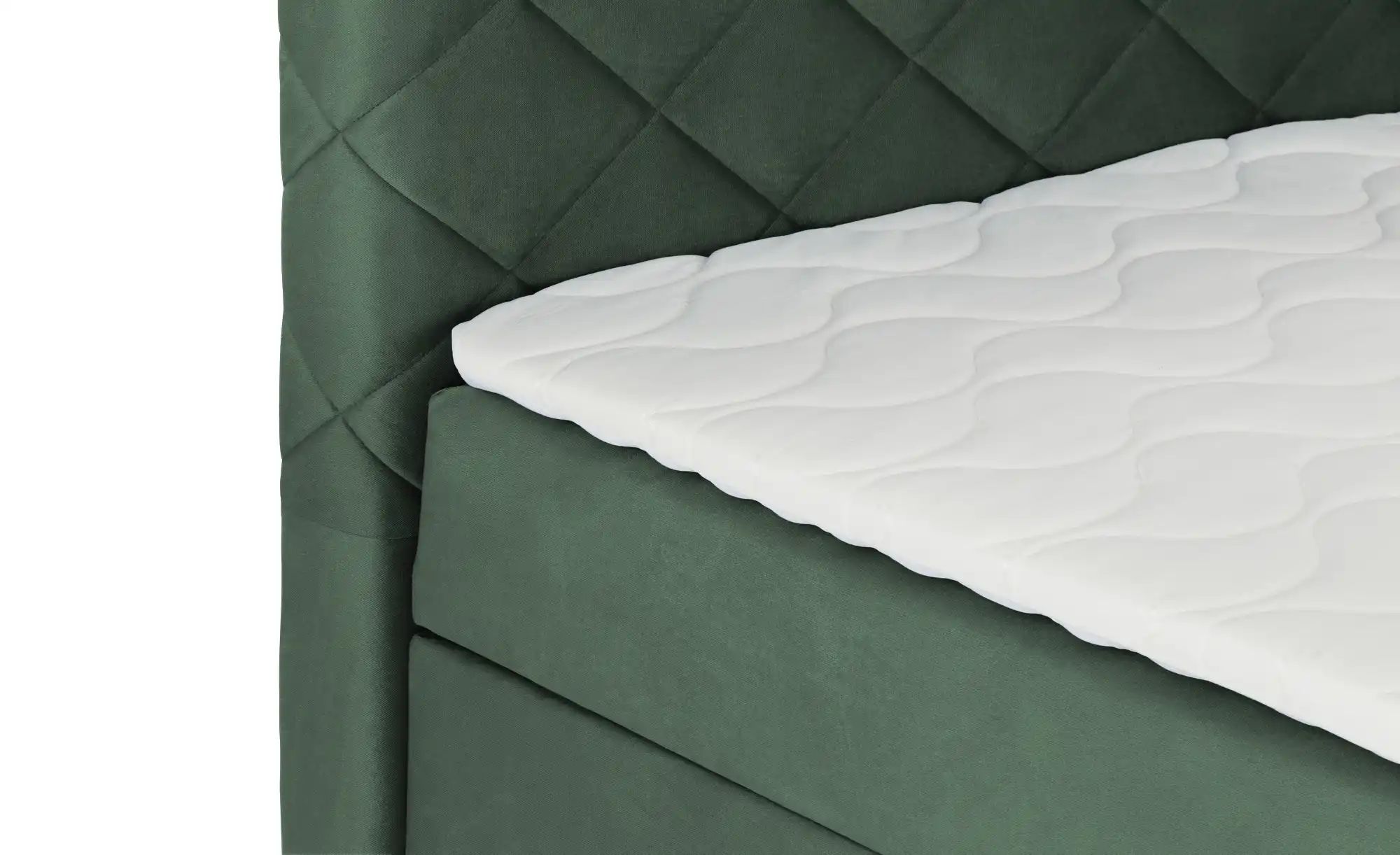 Boxbett mit Bettkasten Vegas II ¦ grün ¦ Maße (cm): B: 186 H: 104 Betten > günstig online kaufen