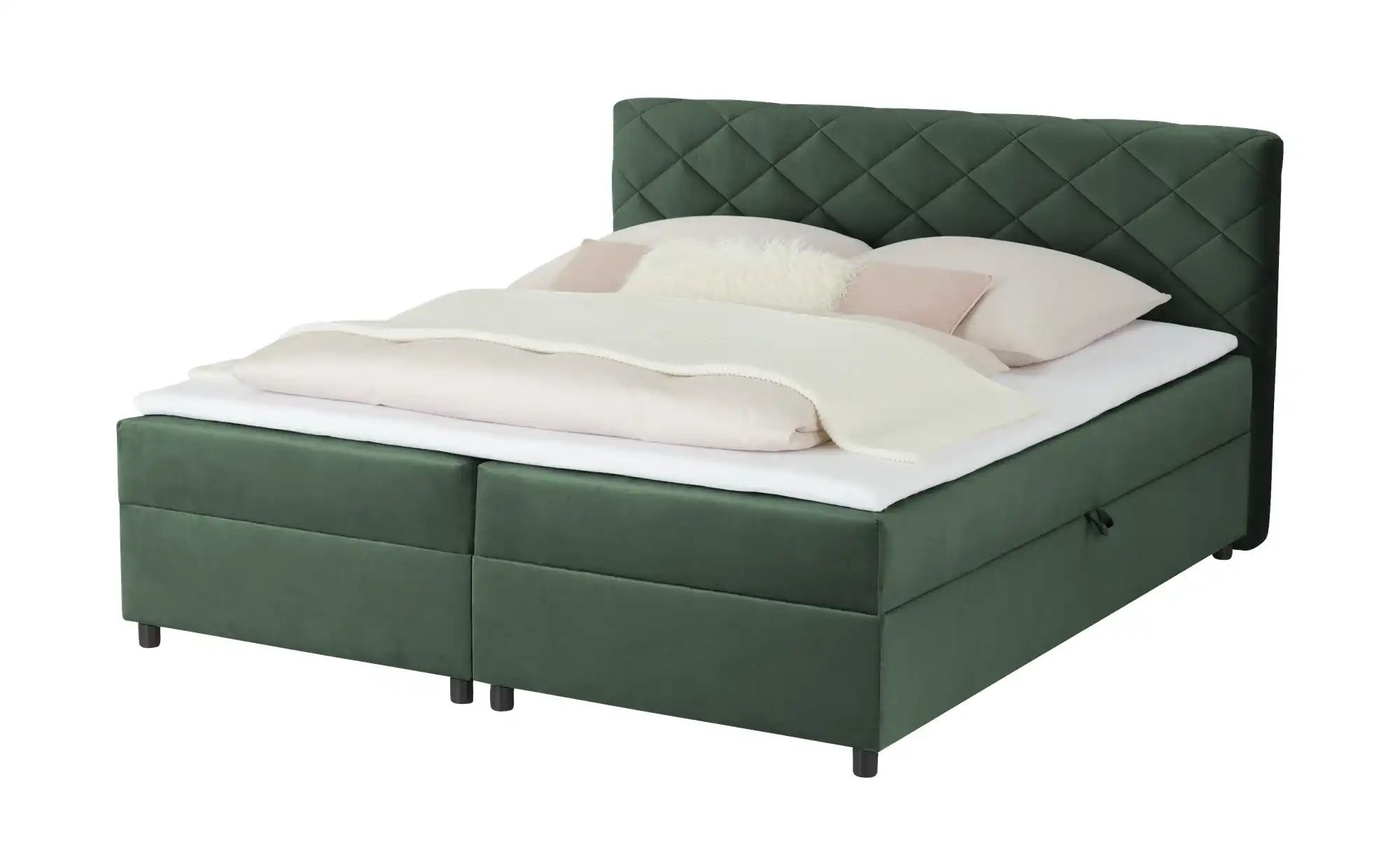 Boxbett mit Bettkasten Vegas II ¦ grün ¦ Maße (cm): B: 186 H: 104 Betten > günstig online kaufen