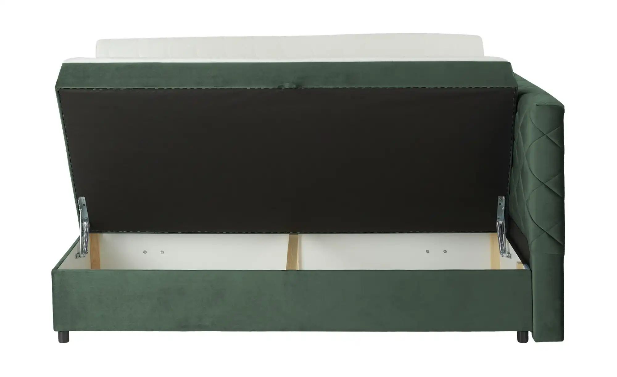 Boxbett mit Bettkasten Vegas II ¦ grün ¦ Maße (cm): B: 188 H: 104 Betten > günstig online kaufen