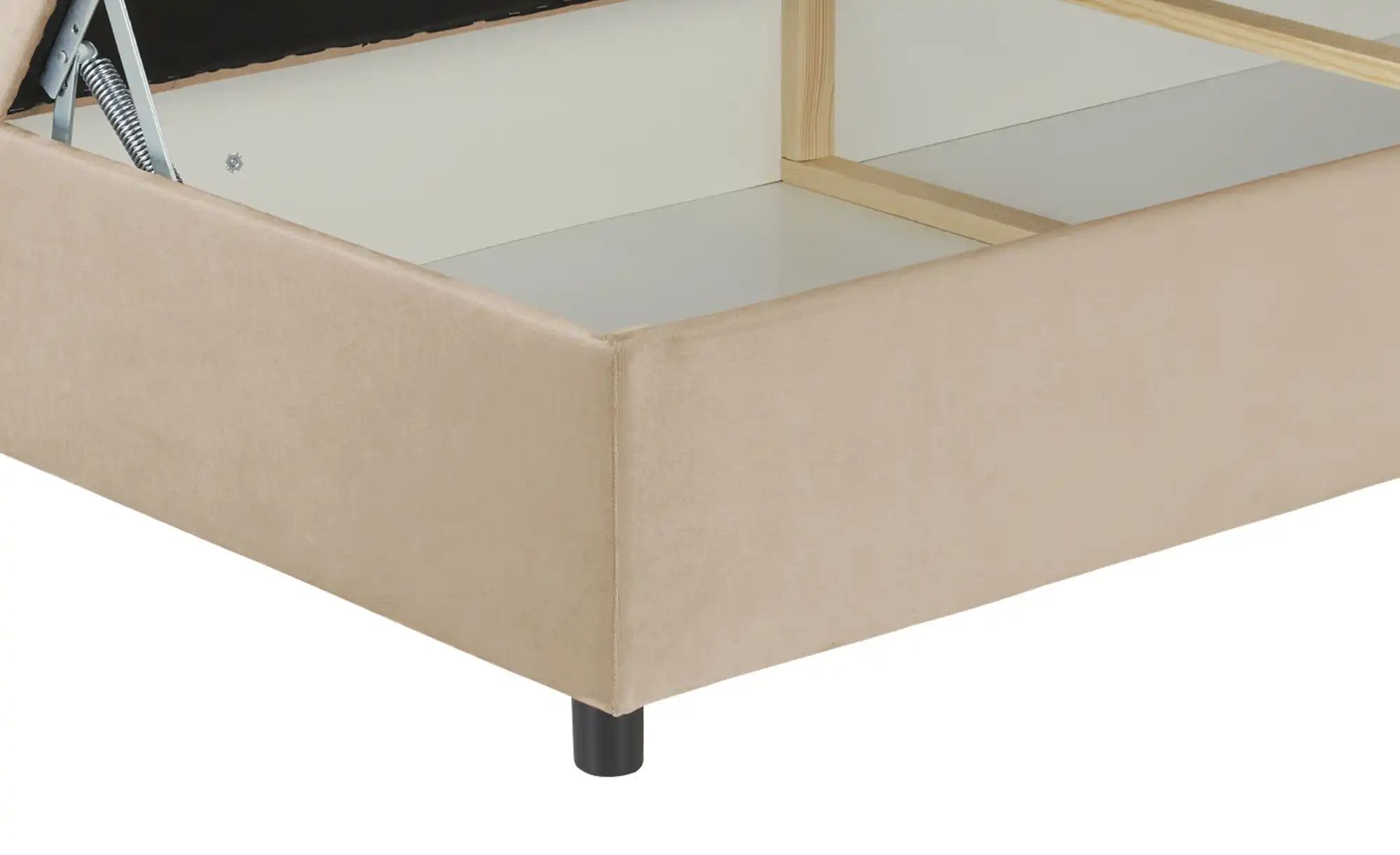 Boxbett mit Bettkasten Vegas II ¦ beige ¦ Maße (cm): B: 188 H: 104 Betten > günstig online kaufen