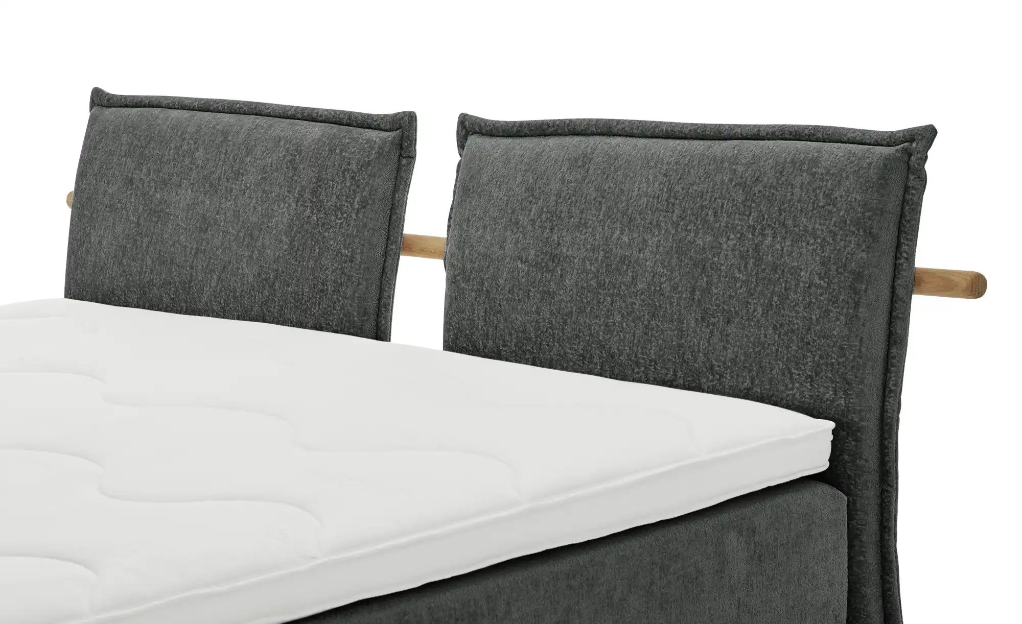 SKAGEN STUDIO Boxspringbett  Voodie ¦ grau ¦ Maße (cm): B: 182 H: 107 Bette günstig online kaufen