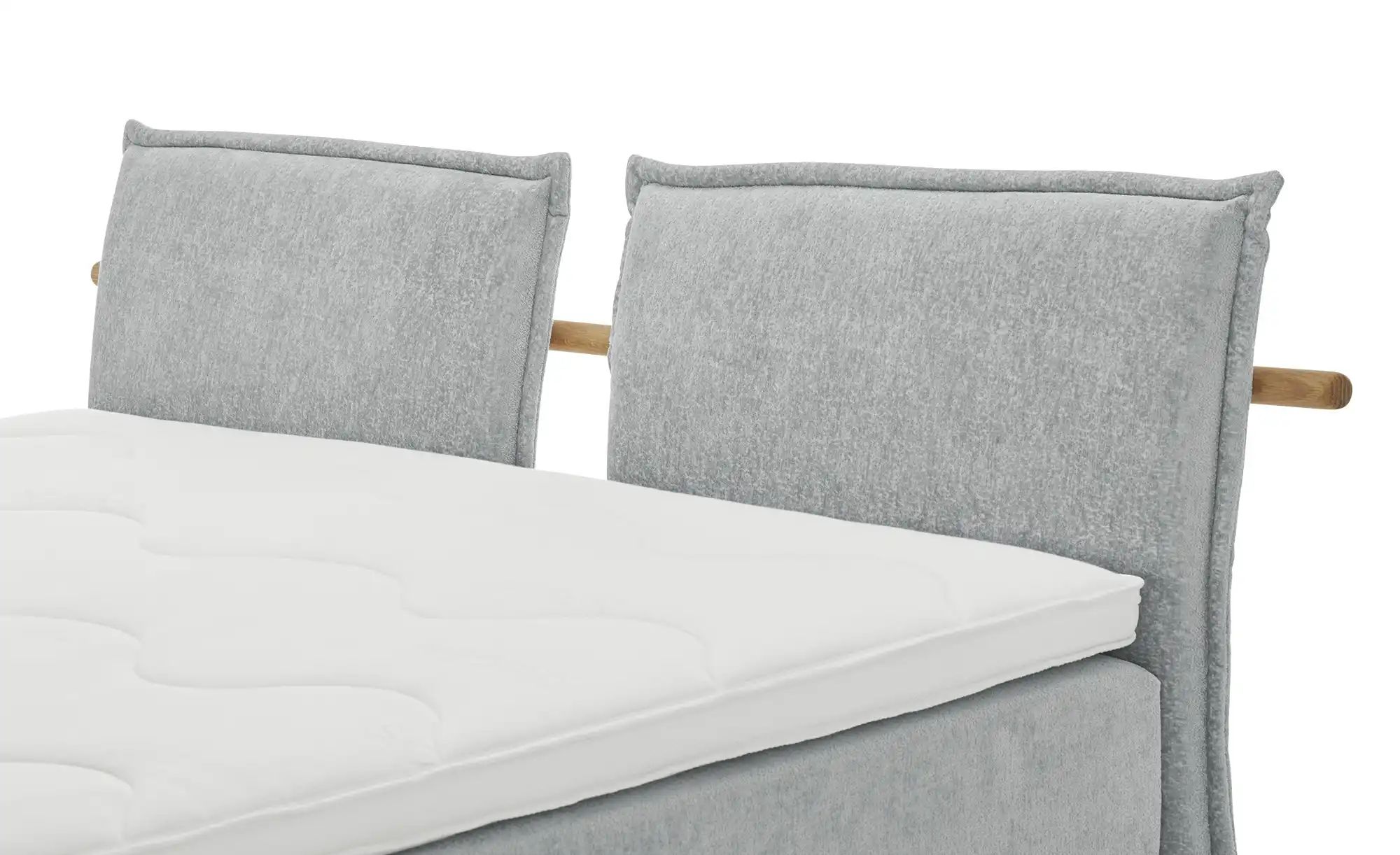 SKAGEN STUDIO Boxspringbett  Voodie ¦ grau ¦ Maße (cm): B: 222 H: 107 Bette günstig online kaufen