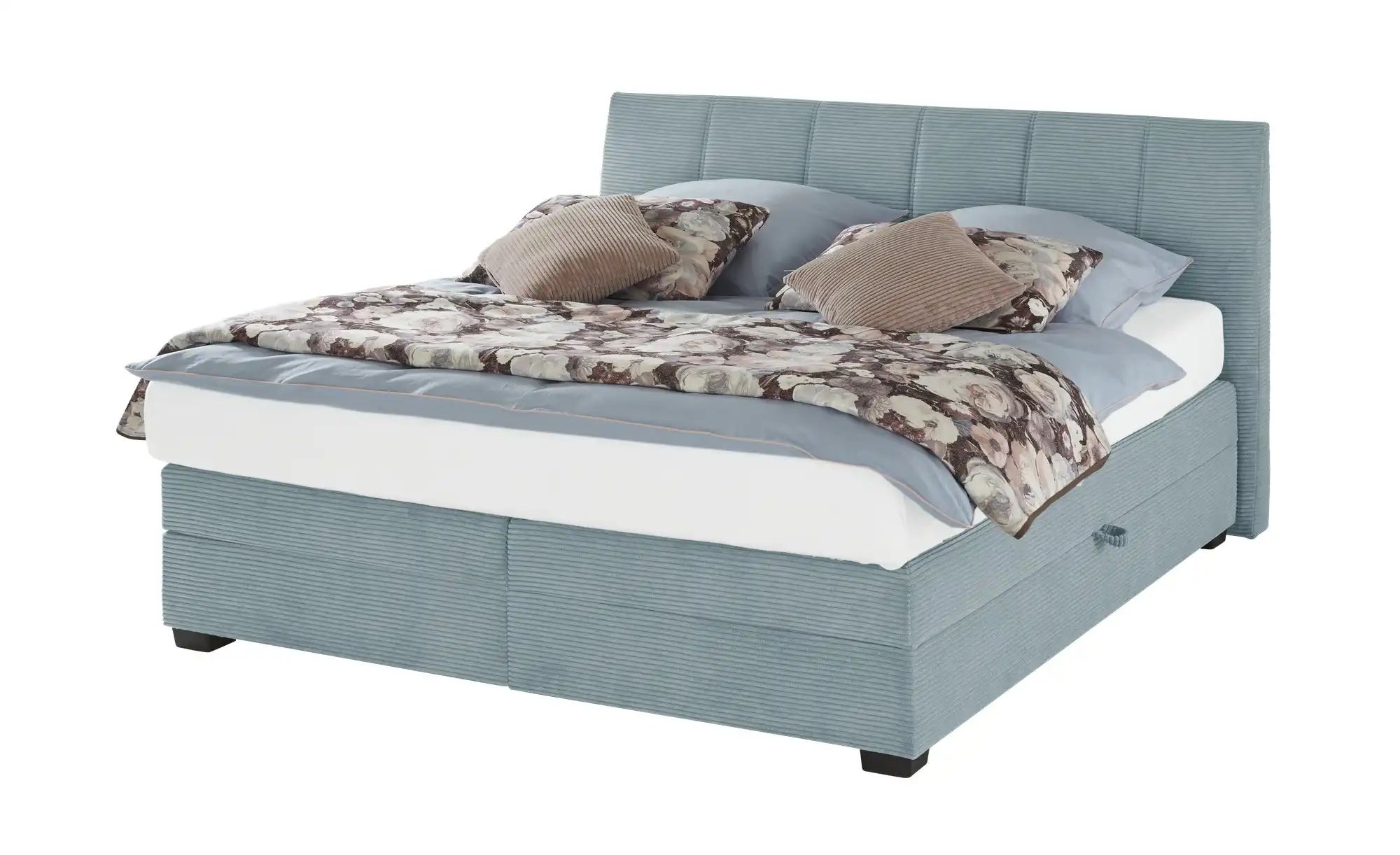 vanDoorn Boxspringbett  Chiara 2.0 ¦ blau ¦ Maße (cm): B: 172 H: 107 Betten günstig online kaufen