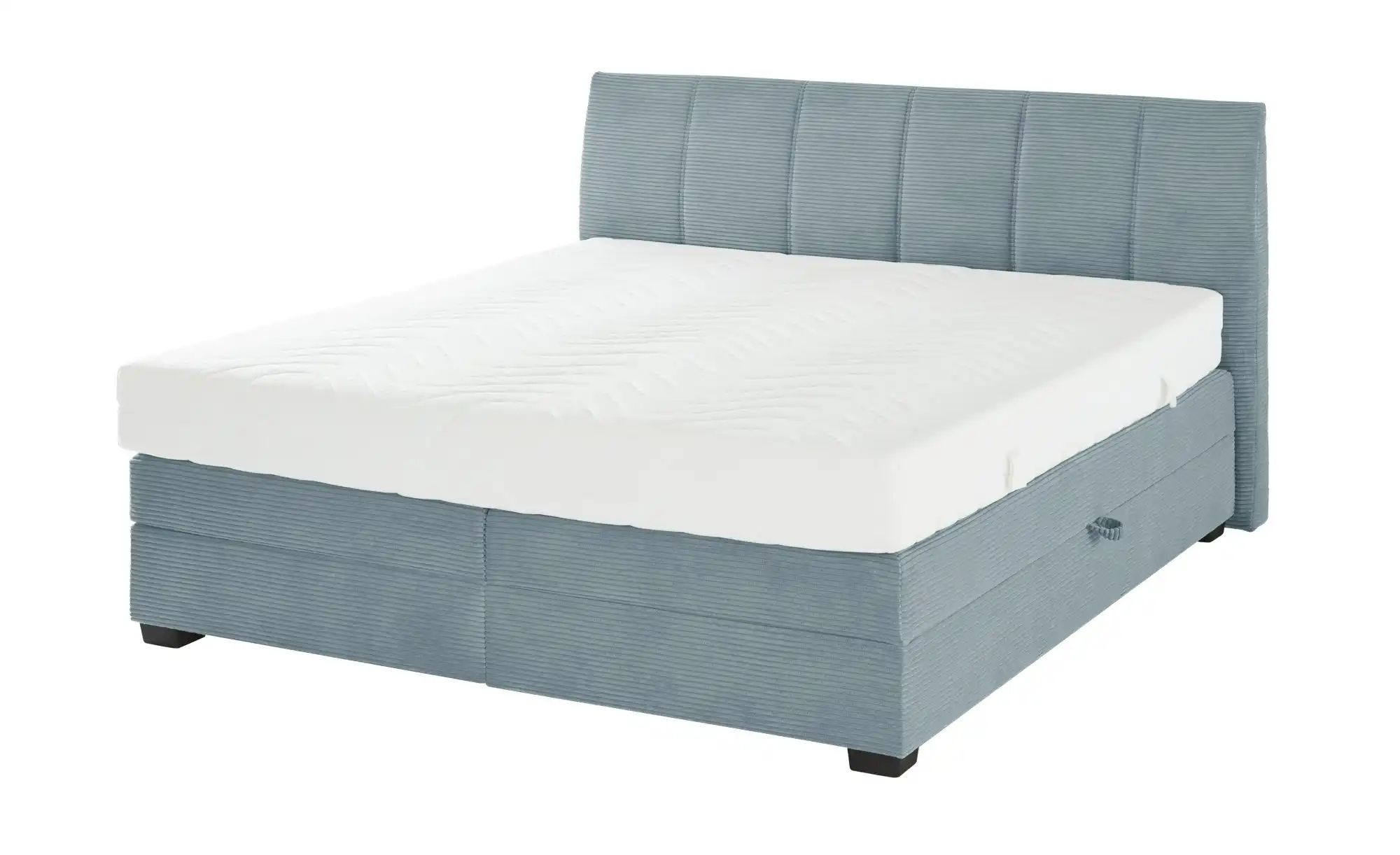 vanDoorn Boxspringbett  Chiara 2.0 ¦ blau ¦ Maße (cm): B: 212 H: 107 Betten günstig online kaufen
