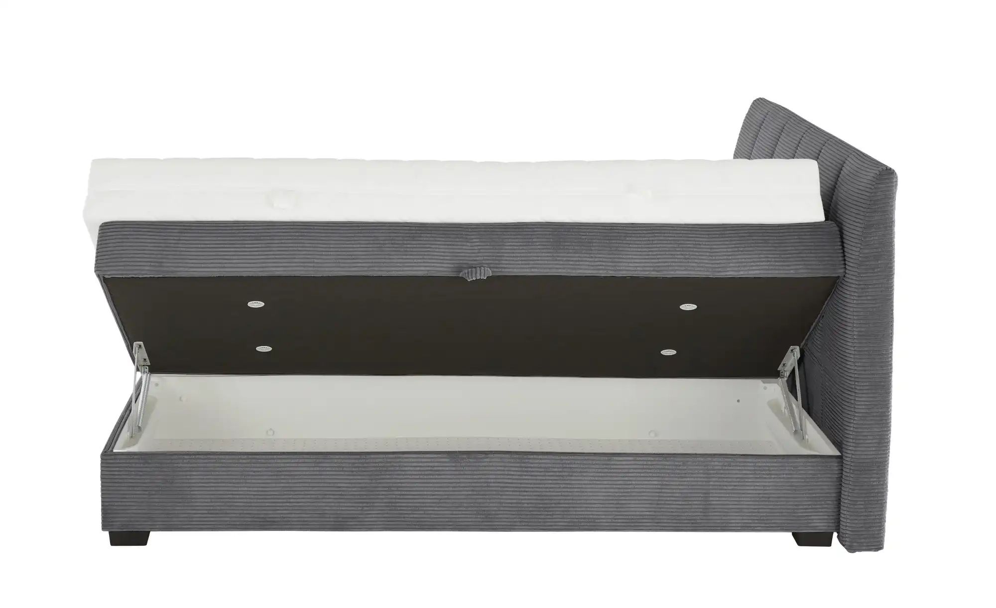 vanDoorn Boxspringbett  Chiara 2.0 ¦ grau ¦ Maße (cm): B: 212 H: 107 Betten günstig online kaufen