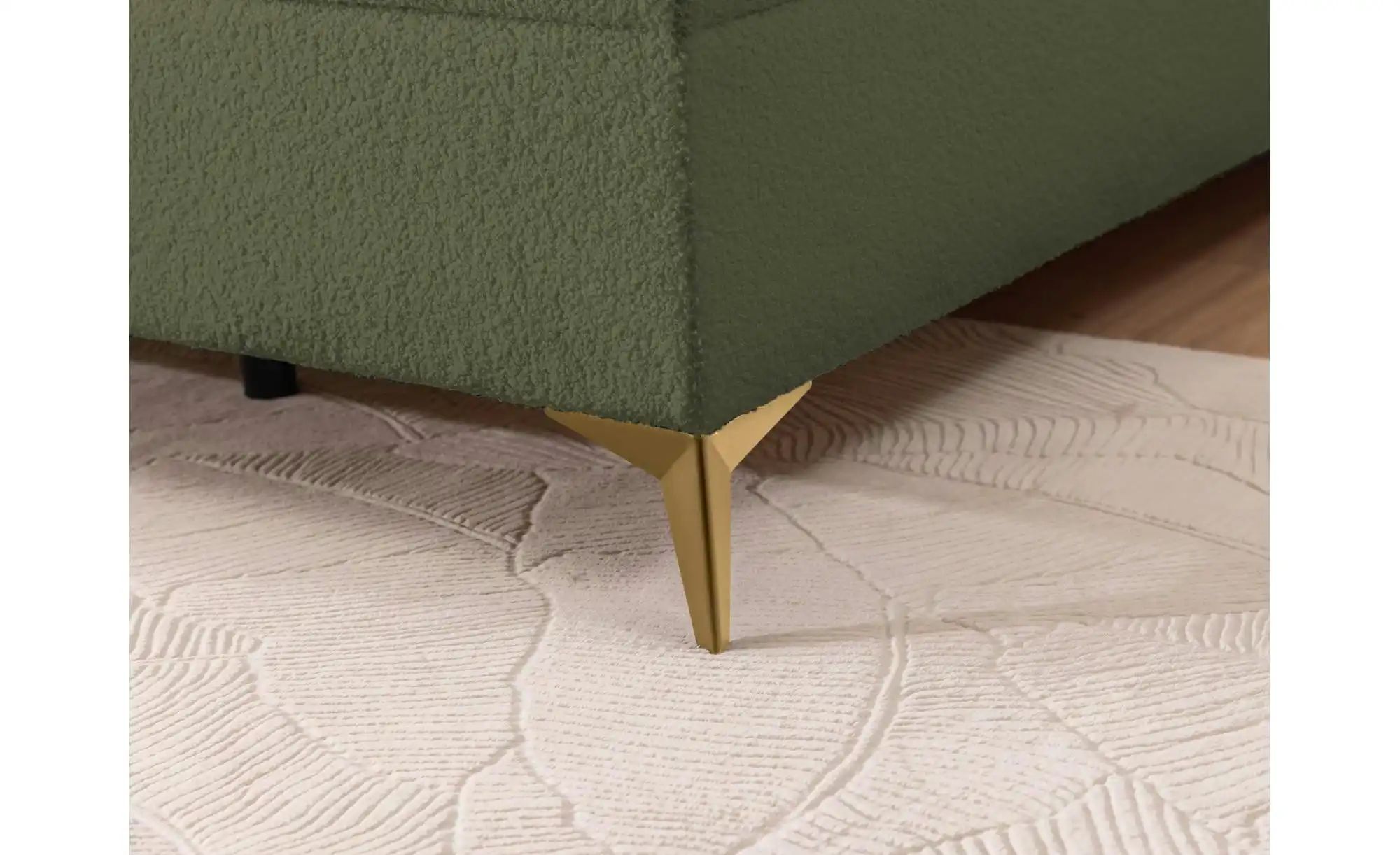 Boxspringbett   ¦ grün ¦ Maße (cm): B: 180 H: 120 Betten > Boxspringbetten günstig online kaufen