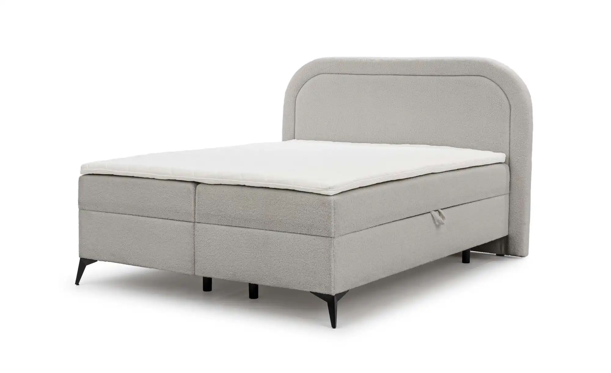 Boxspringbett   ¦ grau ¦ Maße (cm): B: 160 H: 120 Betten > Boxspringbetten günstig online kaufen