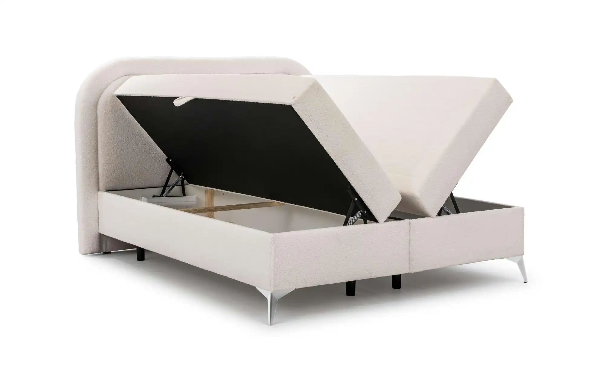 Boxspringbett   ¦ weiß ¦ Maße (cm): B: 200 H: 120 Betten > Boxspringbetten günstig online kaufen