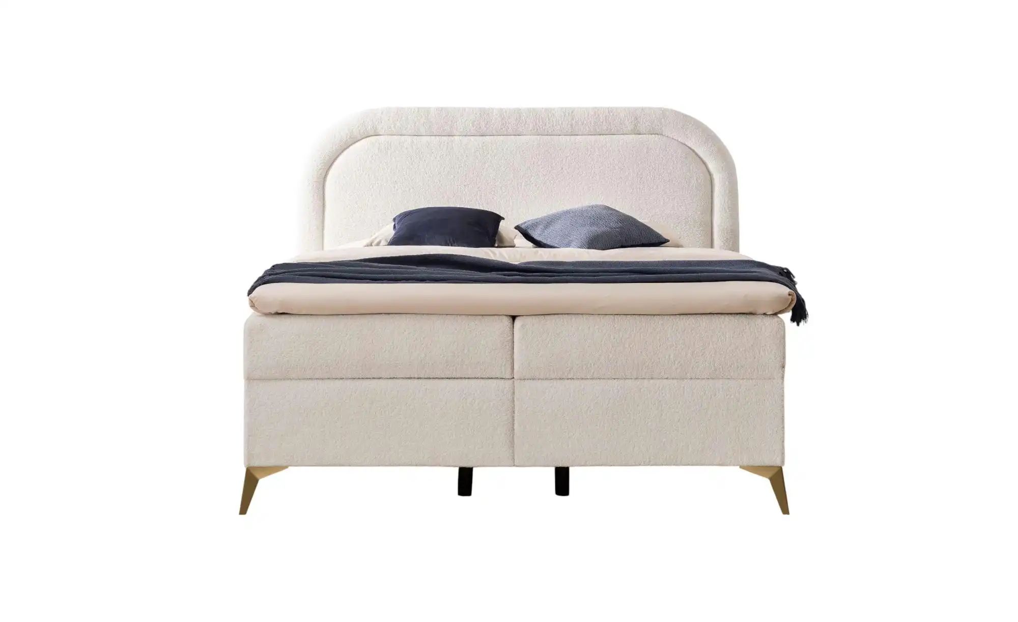 Boxspringbett   ¦ weiß ¦ Maße (cm): B: 200 H: 120 Betten > Boxspringbetten günstig online kaufen