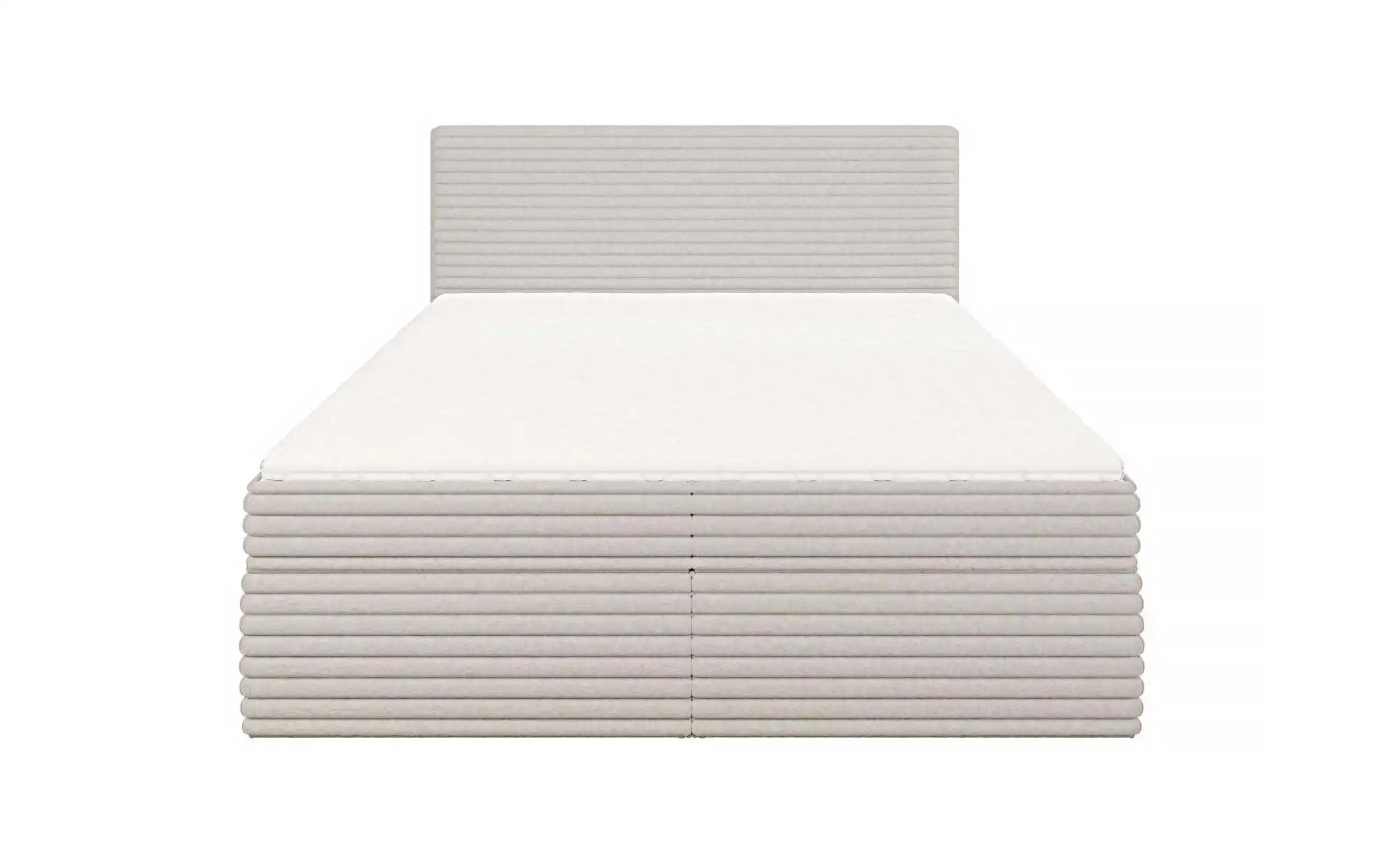 Thumbnail - S-STYLE Boxbett Cord  mit Stauraum und Topper  H3 Neo ¦ grau ¦ Maße (cm): B: 165 H: 110 Betten > Boxspringbetten - Höffn...