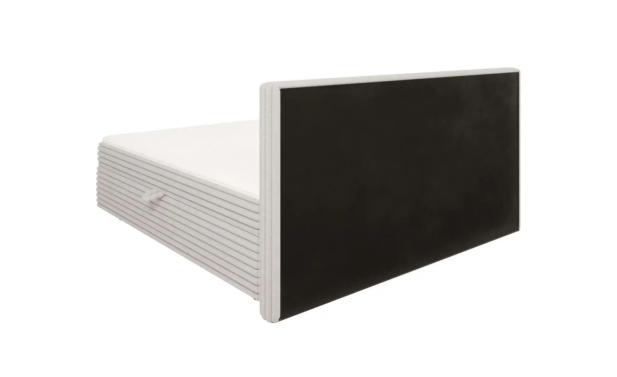 Thumbnail - S-STYLE Boxbett Cord mit Stauraum und Topper H3 Neo ¦ grau ¦ Maße (cm): B: 205 H: 110 Betten > Boxspringbetten - Höffn...