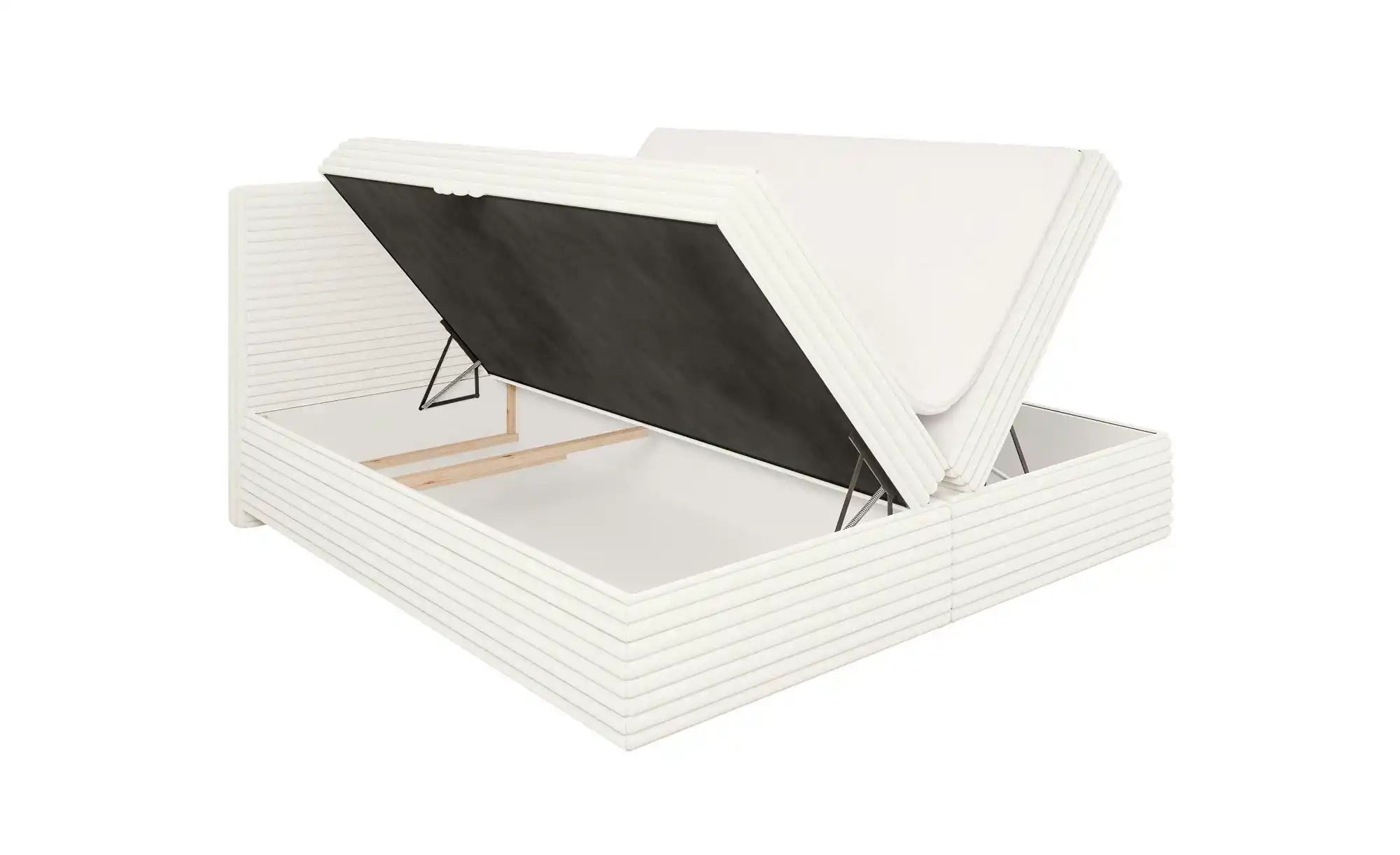 Boxbett mit Stauraum und Topper  H3 Neo ¦ beige ¦ Maße (cm): B: 205 H: 110 günstig online kaufen