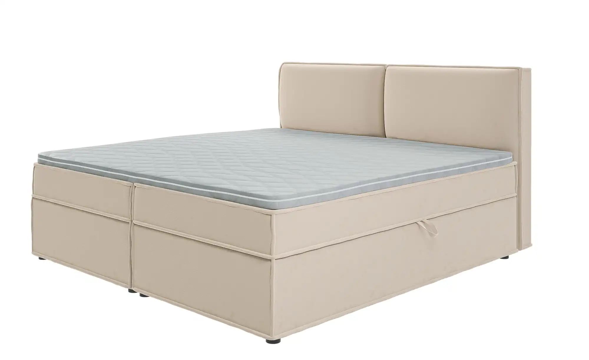 Boxbett mit Stauraum und Topper  H3 Uma ¦ beige ¦ Maße (cm): B: 200 H: 103 günstig online kaufen
