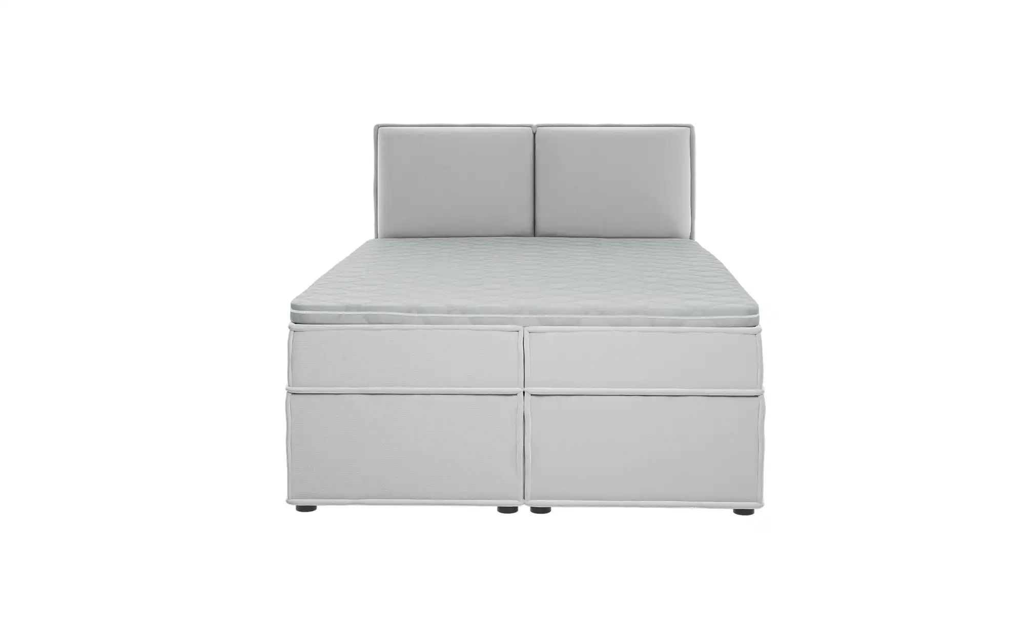 Boxbett mit Stauraum und Topper  H3 Uma ¦ silber ¦ Maße (cm): B: 140 H: 103 günstig online kaufen