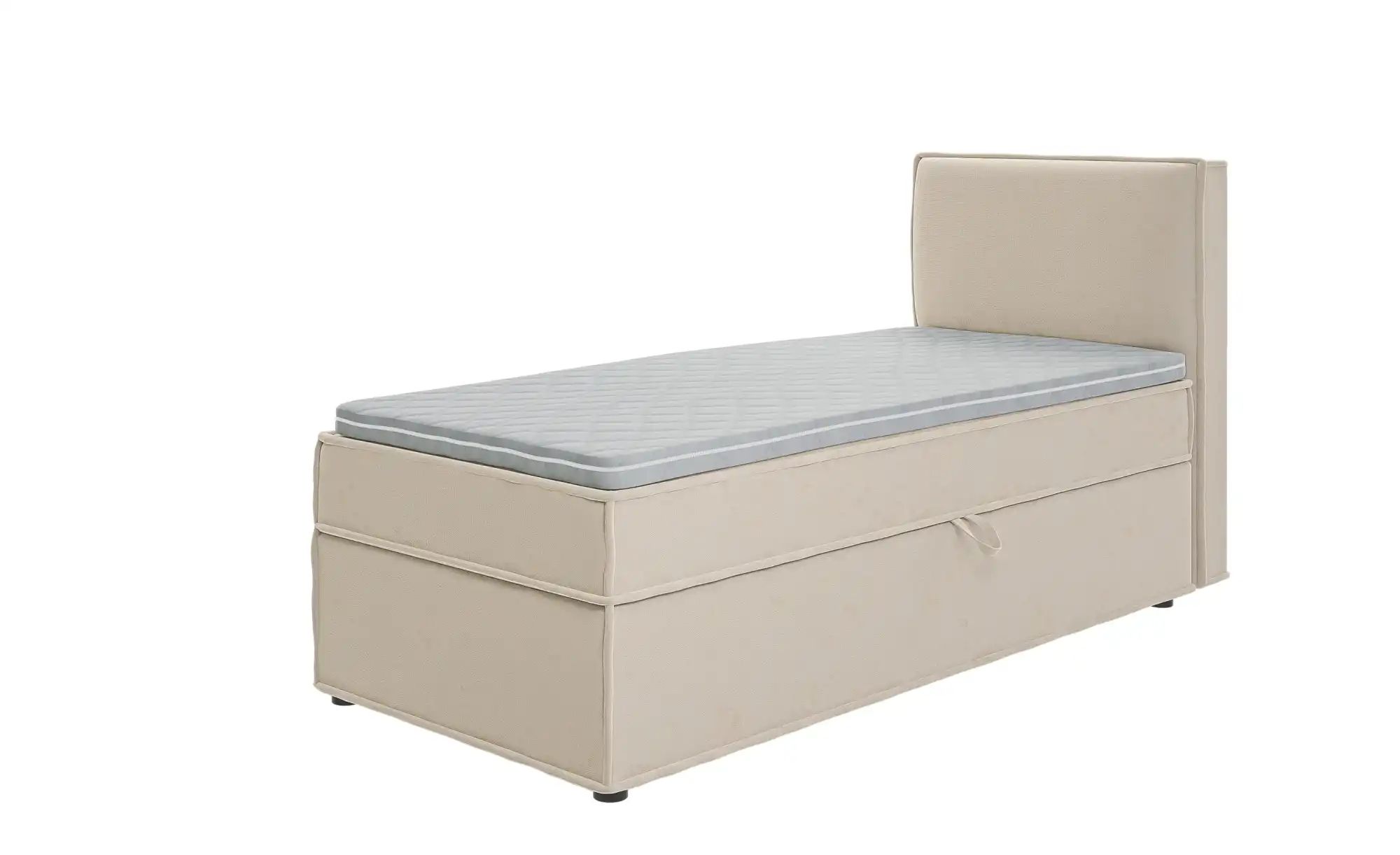 Boxbett mit Stauraum und Topper  H3 Uma ¦ beige ¦ Maße (cm): B: 90 H: 103 B günstig online kaufen