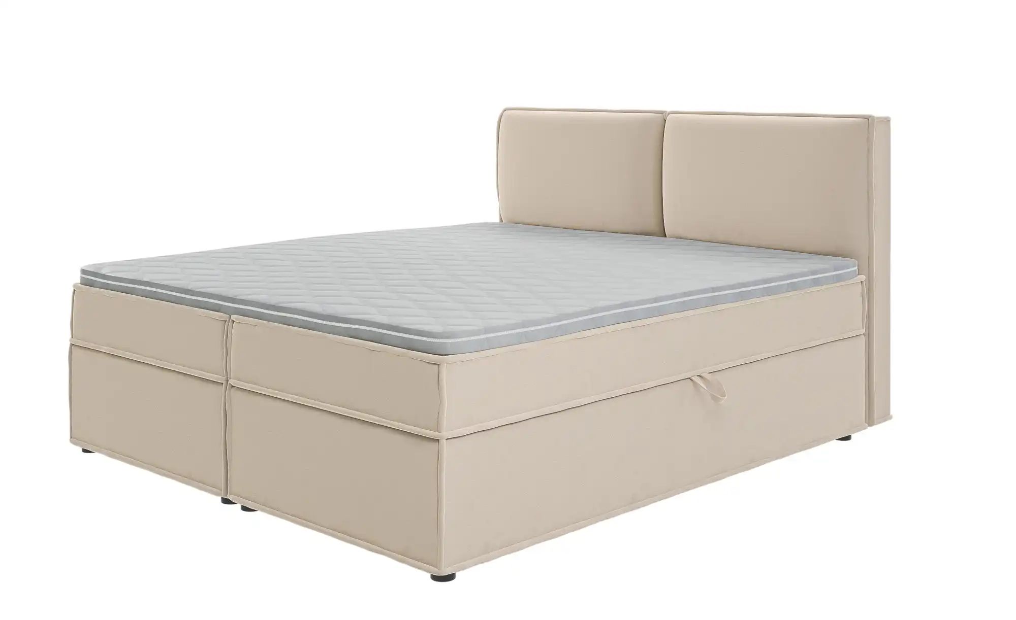Boxbett mit Stauraum und Topper  H3 Uma ¦ beige ¦ Maße (cm): B: 180 H: 103 günstig online kaufen