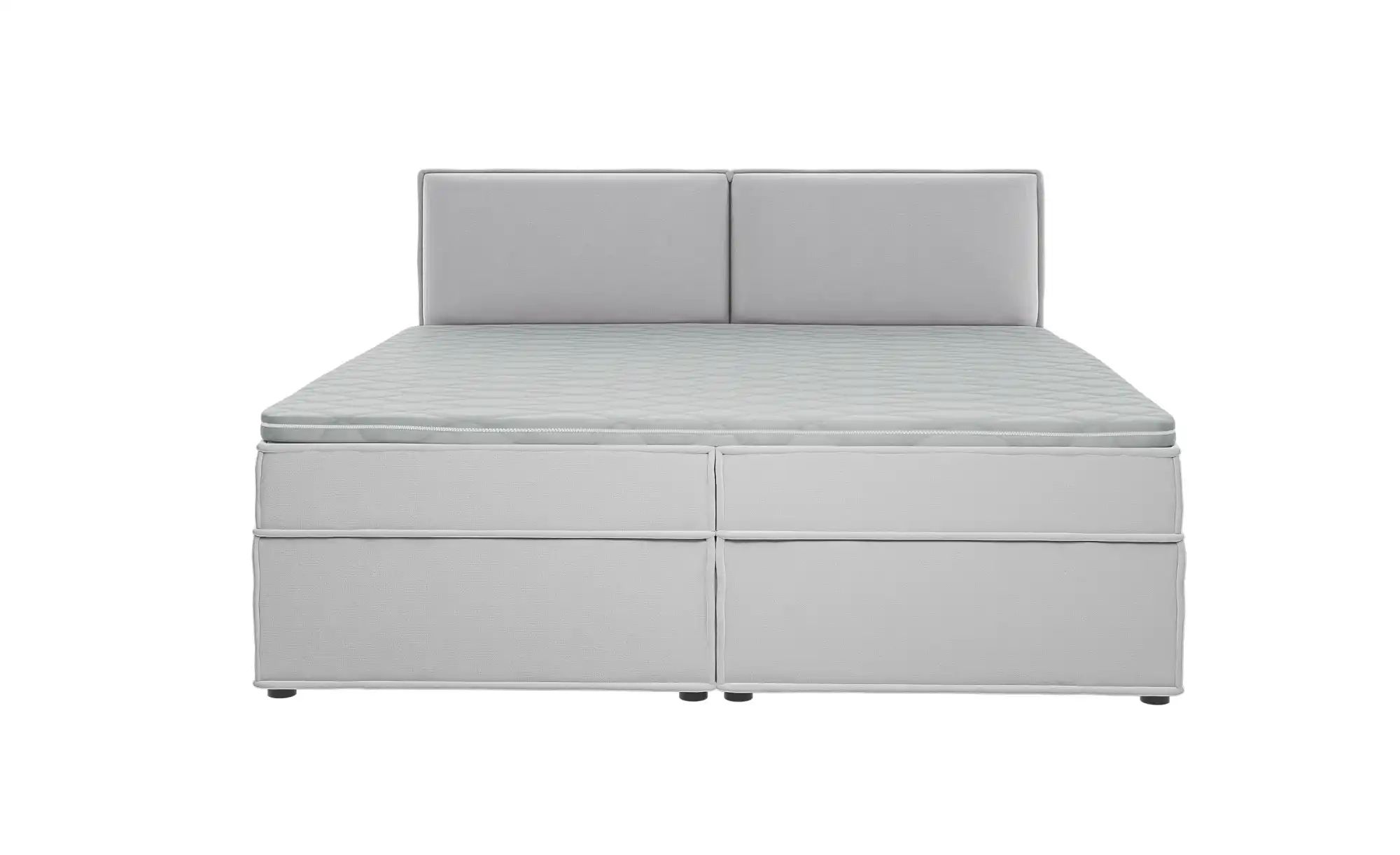 Thumbnail - Boxbett mit Stauraum und Topper  H3 Uma ¦ silber ¦ Maße (cm): B: 200 H: 103 Betten > Boxspringbetten - Höffner