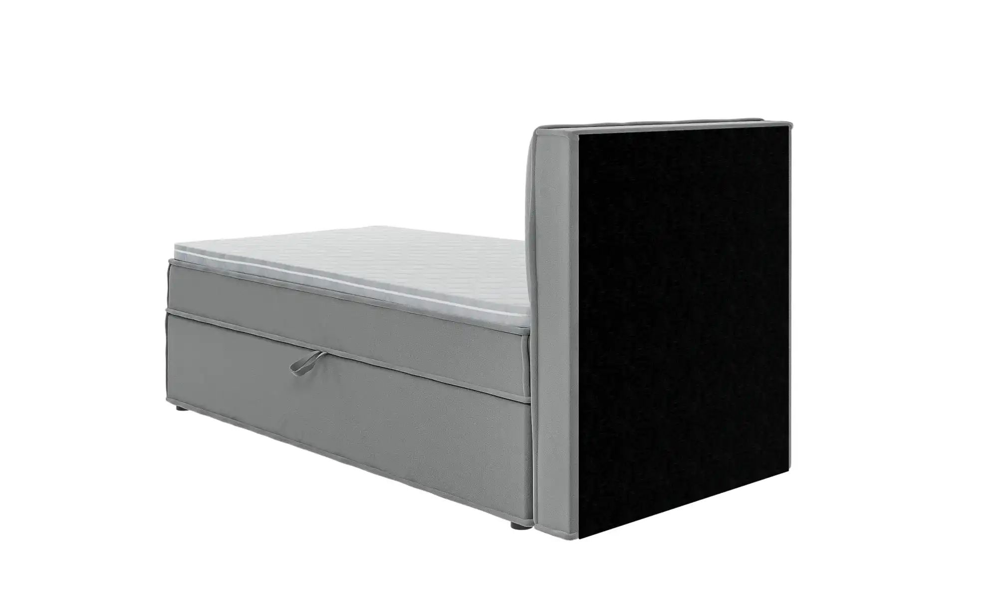 Thumbnail - Boxbett mit Stauraum und Topper  H3 Uma ¦ grau ¦ Maße (cm): B: 90 H: 103 Betten > Boxspringbetten - Höffner