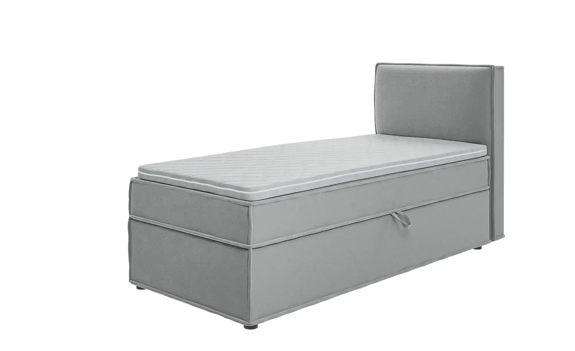 S-STYLE Boxbett mit Stauraum und Topper  H3 Uma ¦ grau ¦ Maße (cm): B: 90 H günstig online kaufen