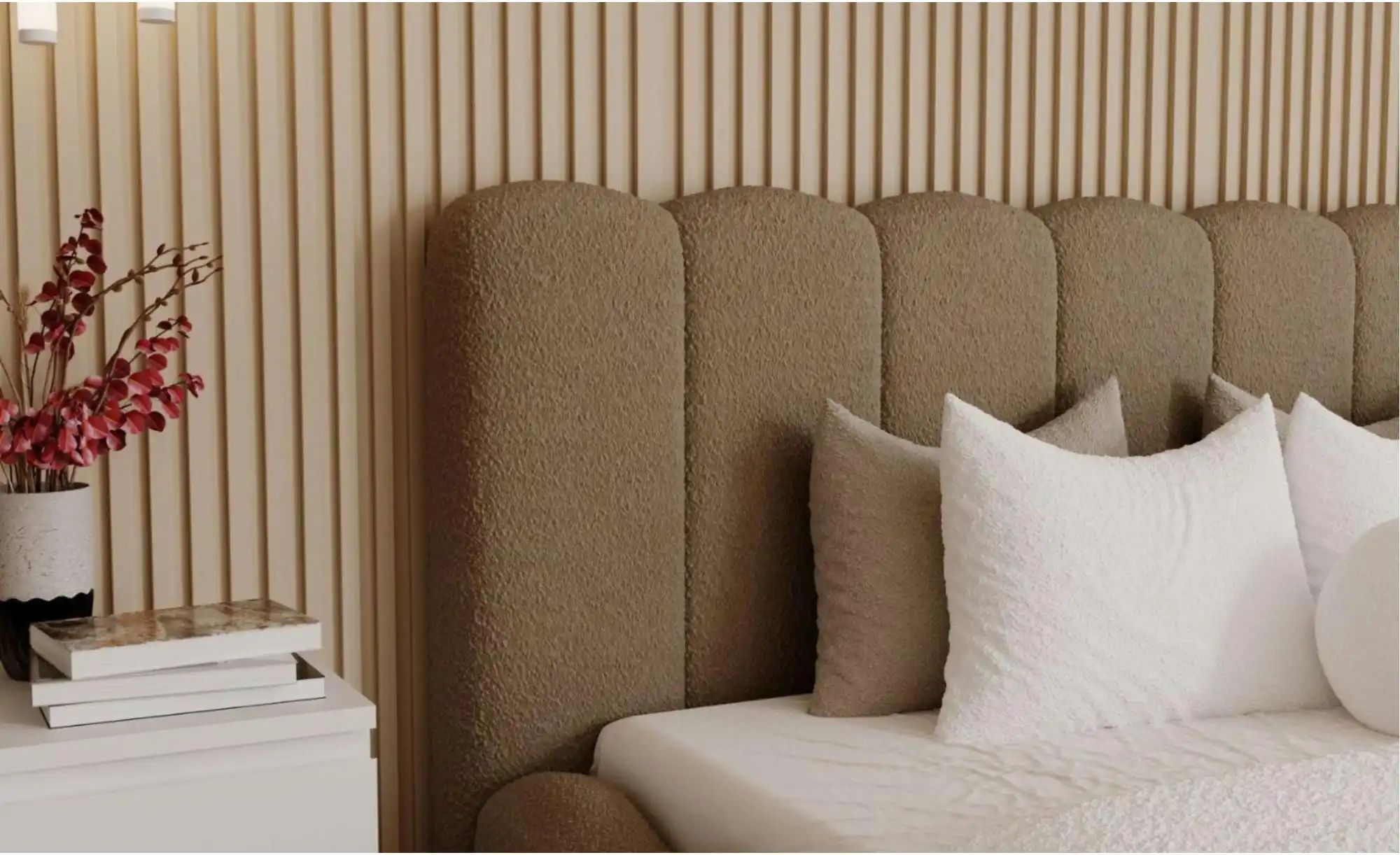 Polsterbett mit Stauraum Smile ¦ braun ¦ Maße (cm): B: 204 H: 107 Betten > günstig online kaufen